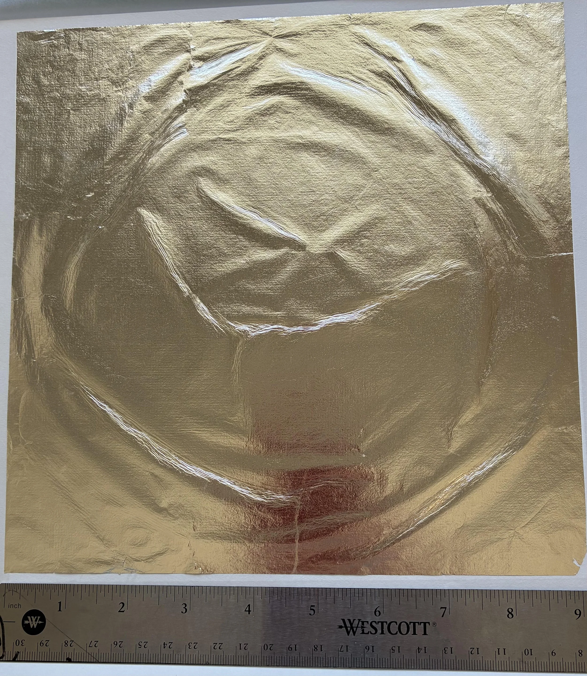 Gigantic!  Silver Foil Approximately 9" X 9"