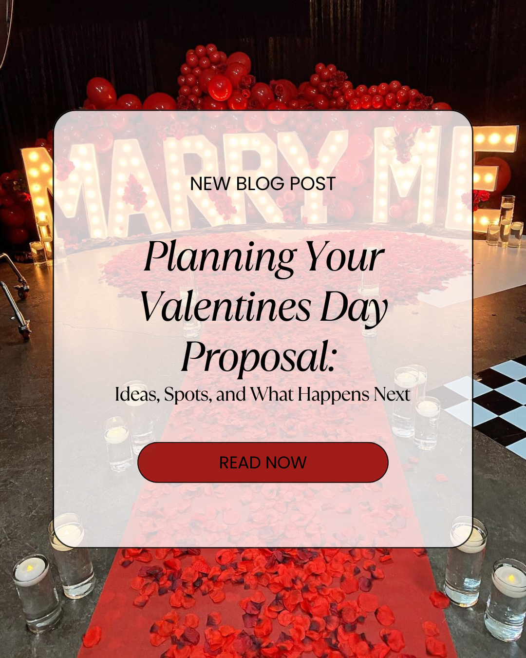 PLANNING YOUR VALENTINES WEDDING PROPOSAL