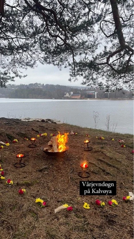 Vårjevndøgn ble feiret 21. mars 2024 på Kalvøya 