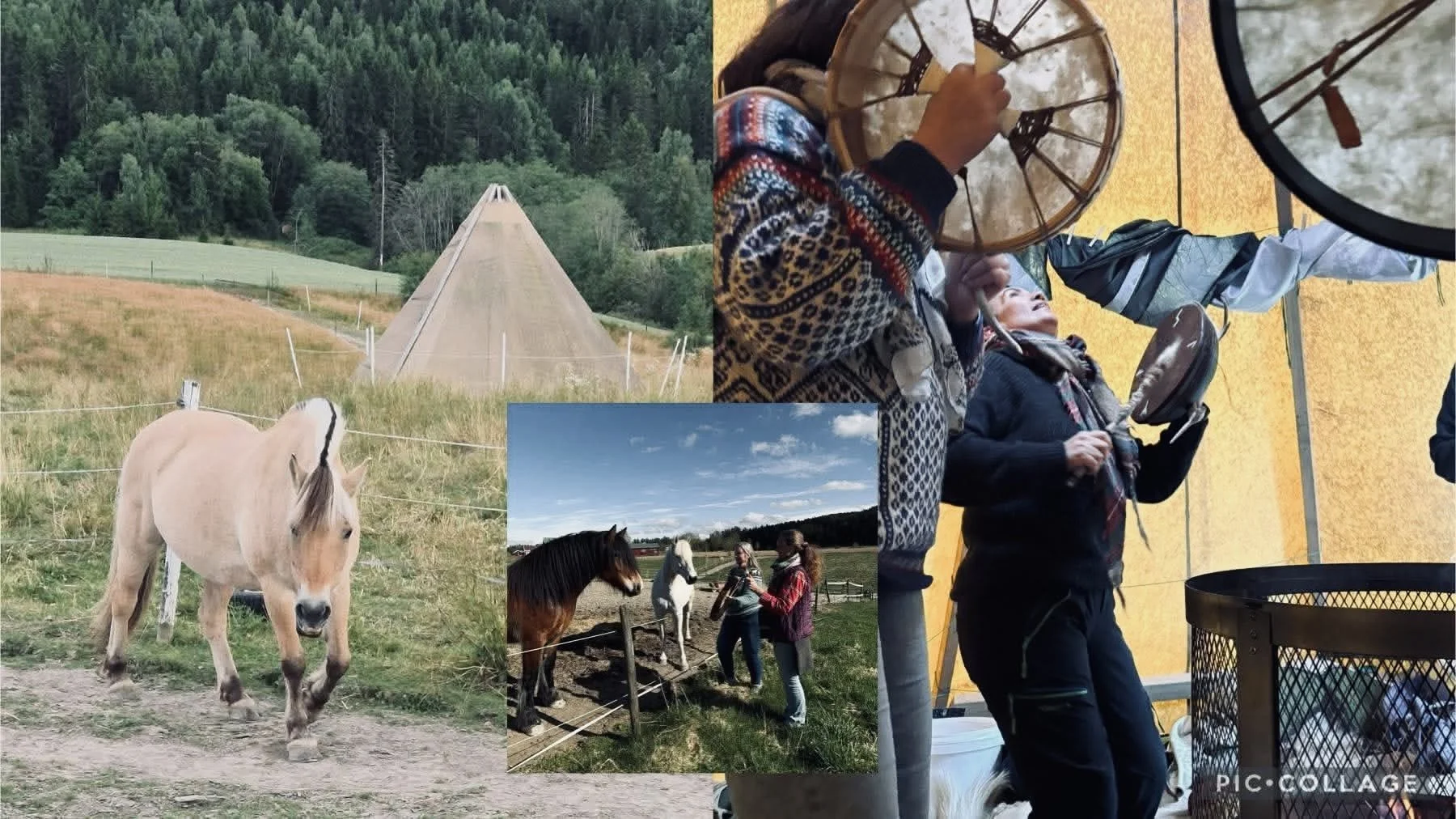 Samhain &amp; Allehelgens seremoni i Naturens og hestens energi 