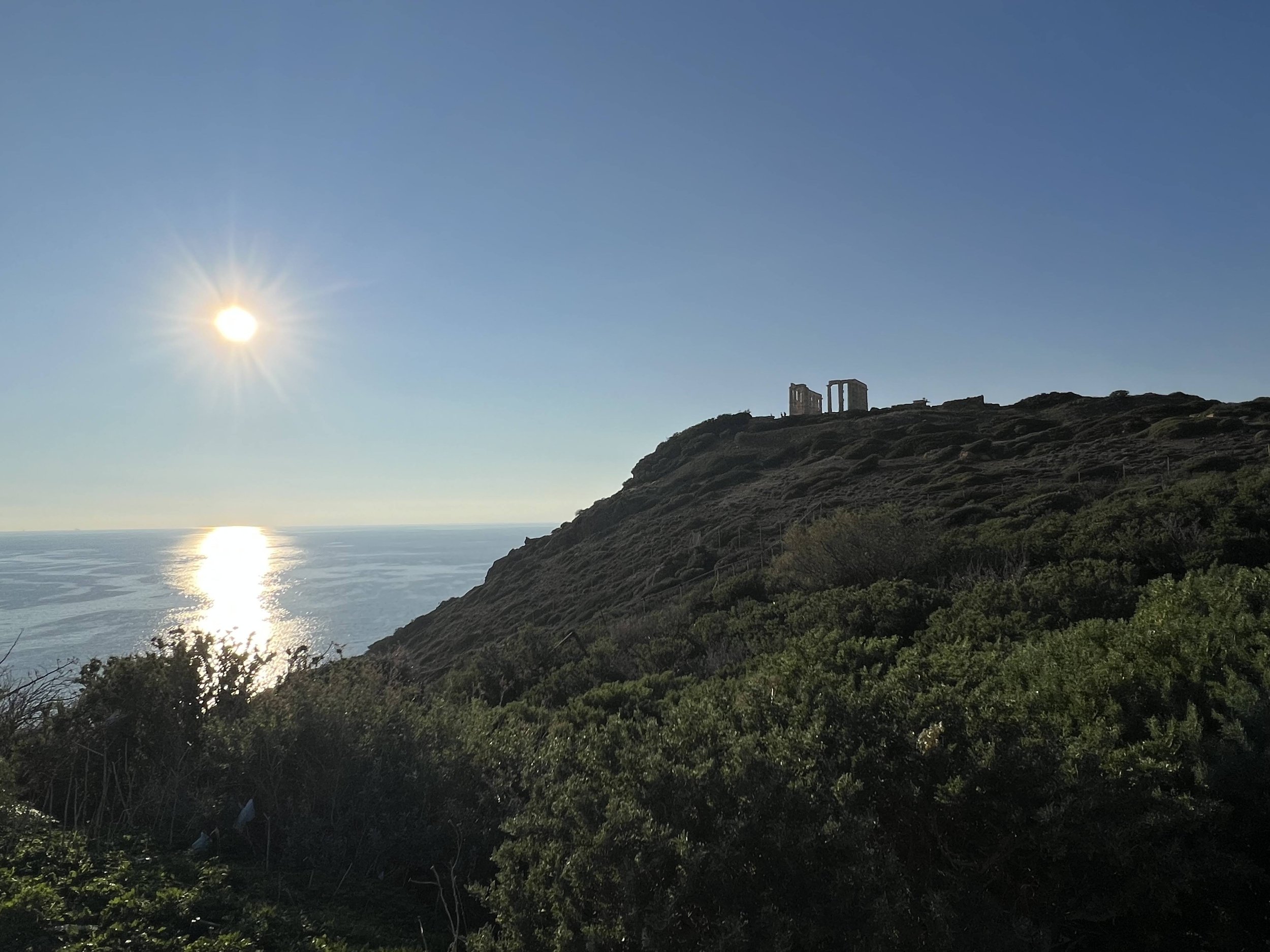 Sunset over the Aegean