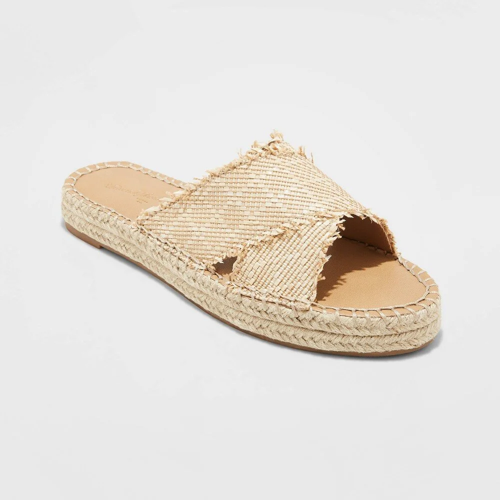 Women's Sonya Woven Cross-Band Slide Sandals