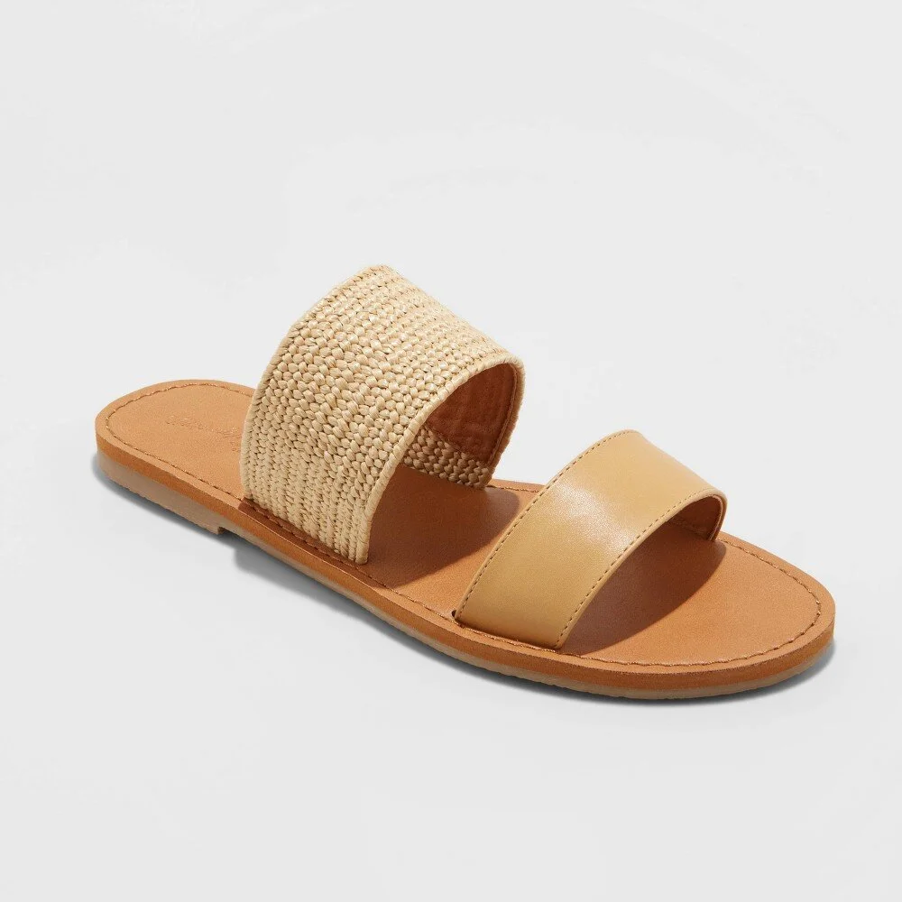 Women's Paulette Two Band Slide Sandals 