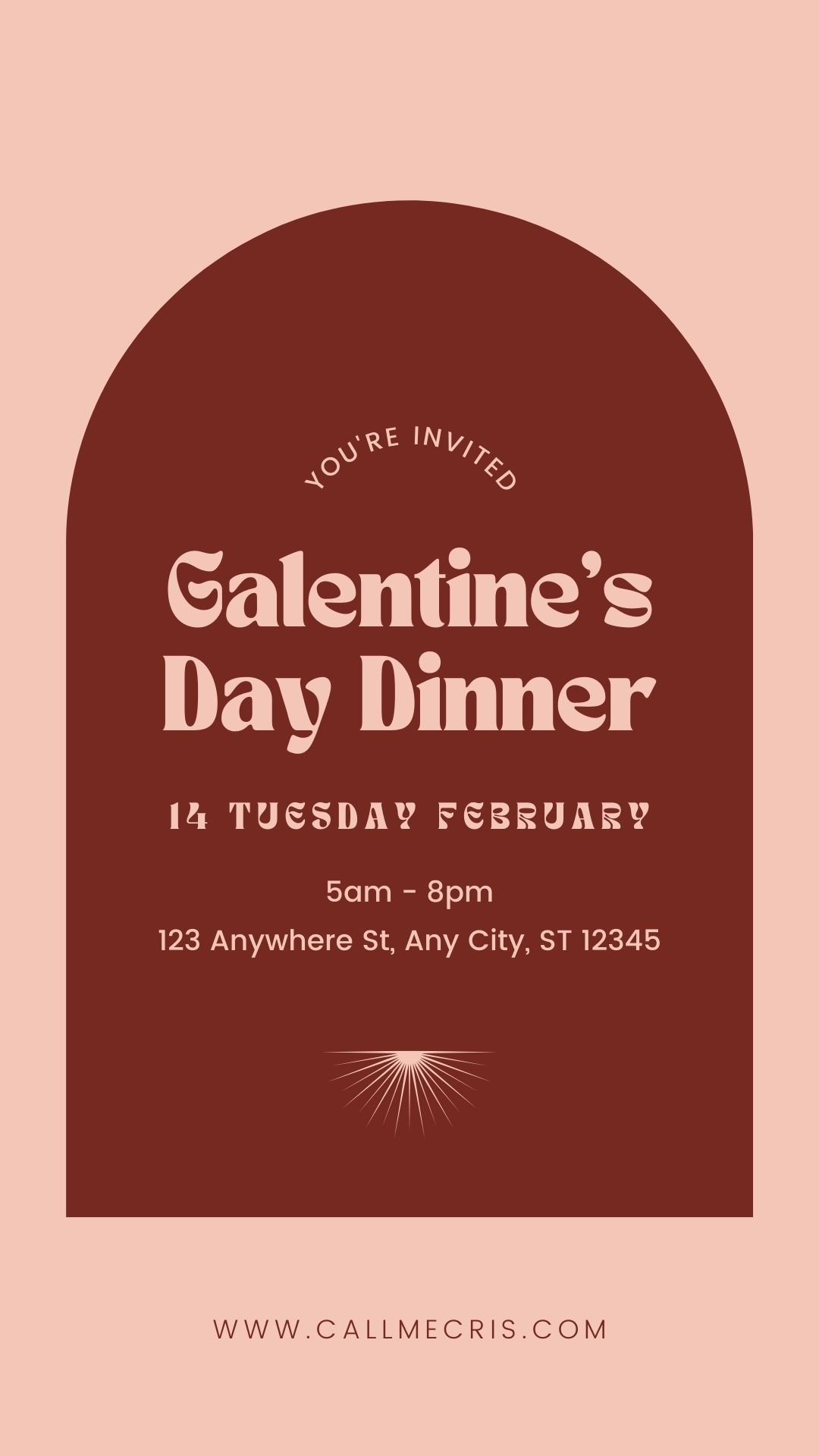 Modern Valentine's Day Dinner Party Event Invitation Instagram Story.jpg