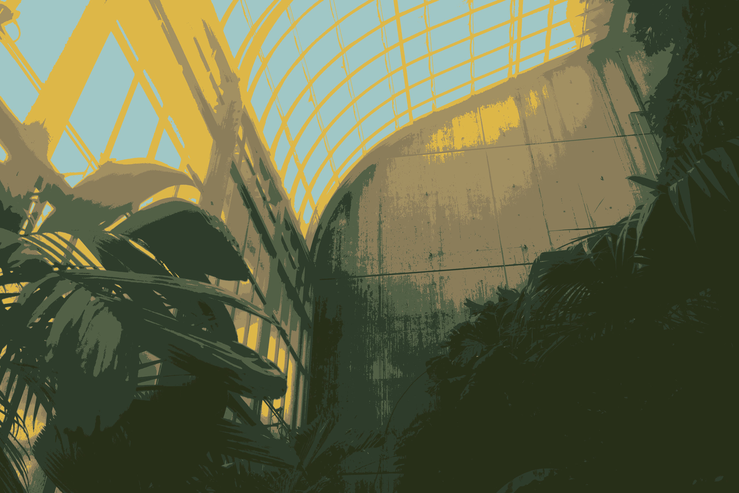 Tropics 40x58cm 1/10 Screenprint