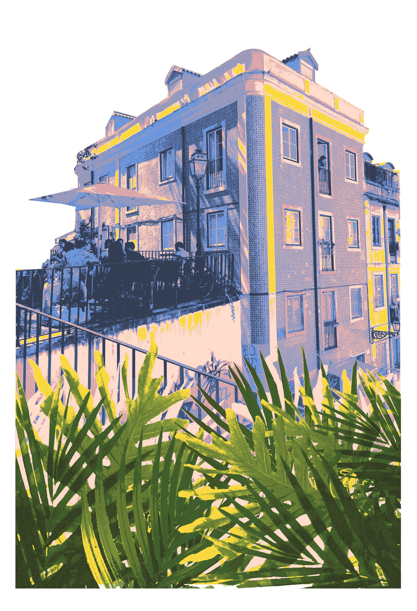 ALFRESCO I 60X90CM 1/6 Screenprint