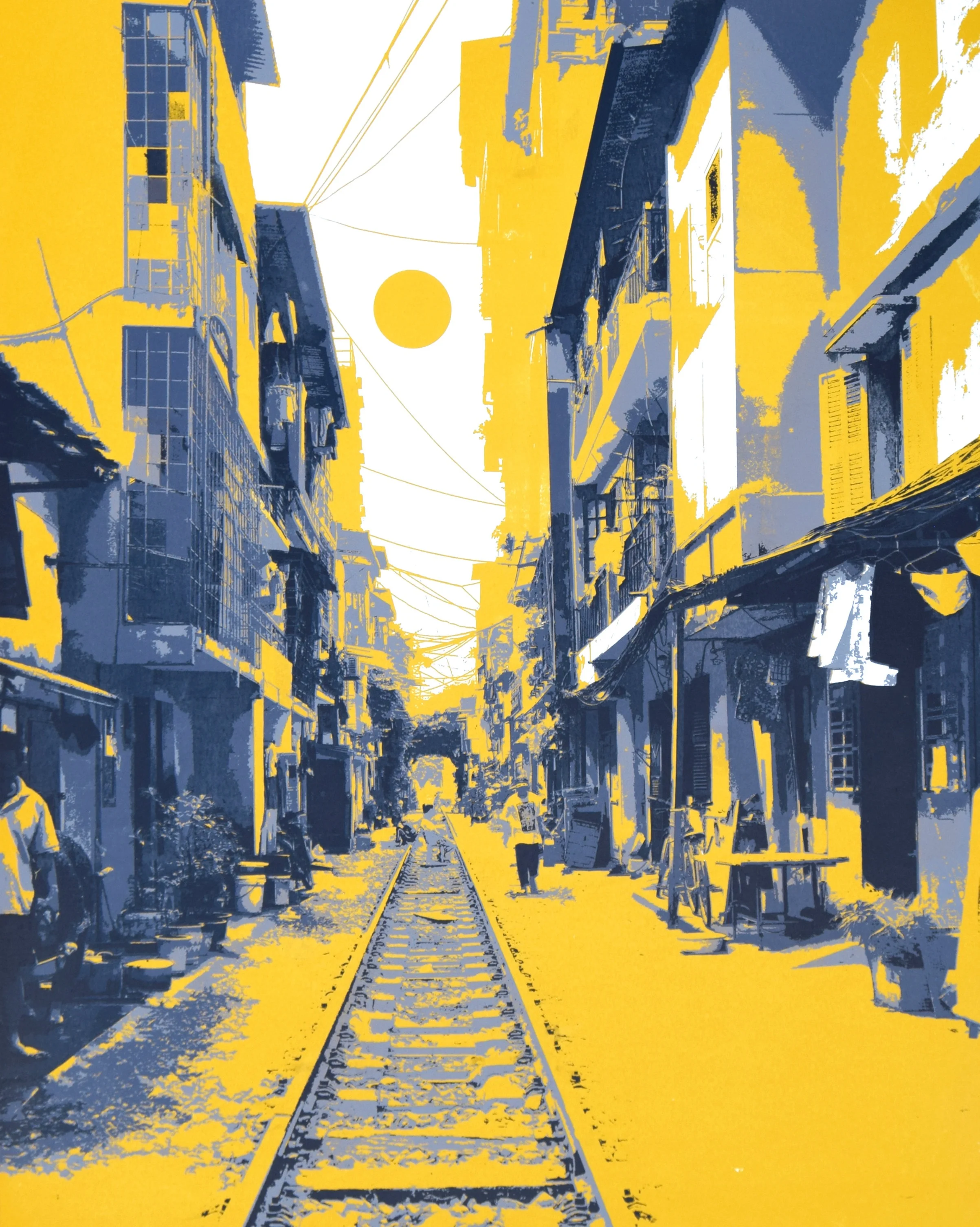 Laundry Line 60x80cm 1/6 Screenprint
