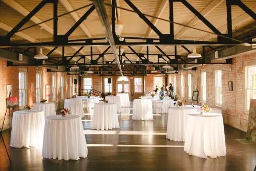 A look at The Filter Building on White Rock Lake just before guests started to arrive.