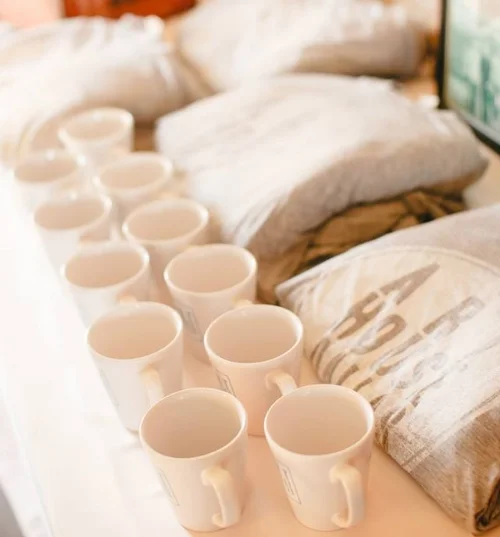 Ways to support Art House Dallas - limited edition mugs, t-shirts and more!
