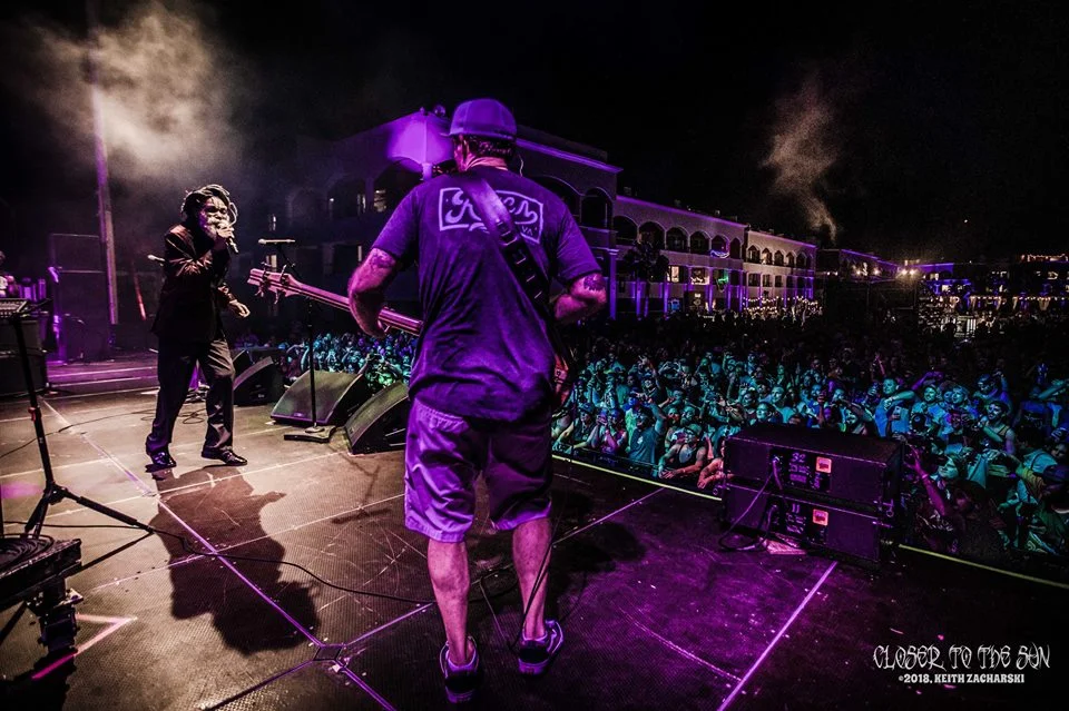 Slightly Stoopid live on the Main Stage during day 1 of Closer To The Sun, 2018-11-30 at the Hard Rock, Riviera Maya, Mexico. Photo: Keith Zacharski | In The Barrel Photo www.SlightlyStoopid.com www.CloserToTheSun.com #CloserToTheSun