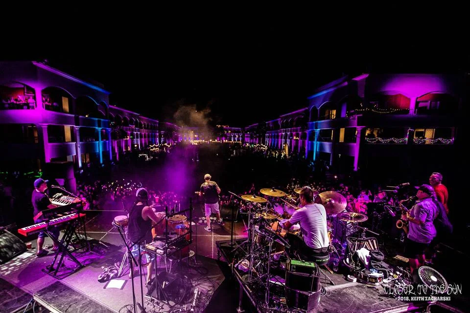 Slightly Stoopid live on the Main Stage during day 1 of Closer To The Sun, 2018-11-30 at the Hard Rock, Riviera Maya, Mexico. Photo: Keith Zacharski | In The Barrel Photo www.SlightlyStoopid.com www.CloserToTheSun.com #CloserToTheSun