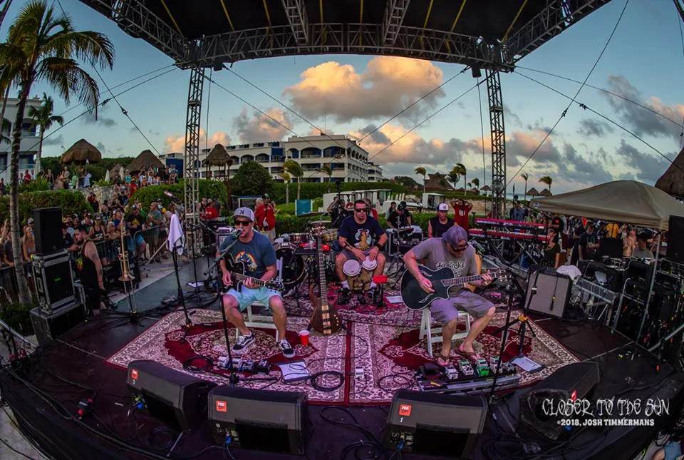 Slightly Stoopid live on the Beach Stage during day 3 of Closer To The Sun, 2018-12-02 at the Hard Rock, Riviera Maya, Mexico. Photo: Josh Timmermans www.SlightlyStoopid.com www.CloserToTheSun.com #CloserToTheSun
