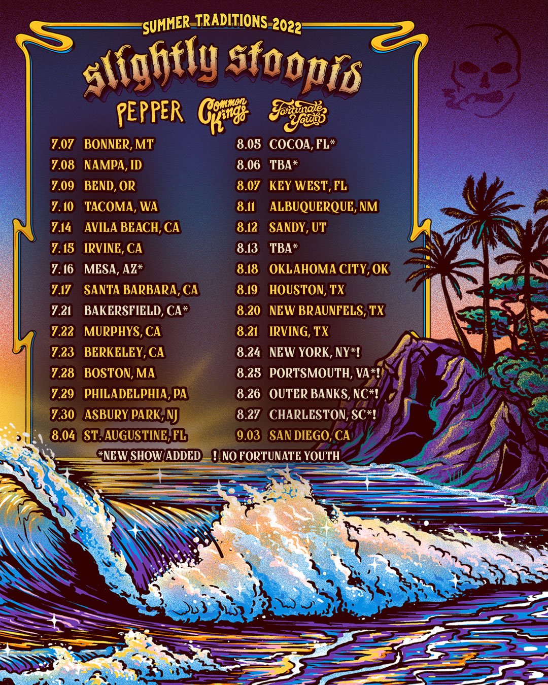 New Summer Traditions 2022 Shows Announced — Slightly Stoopid