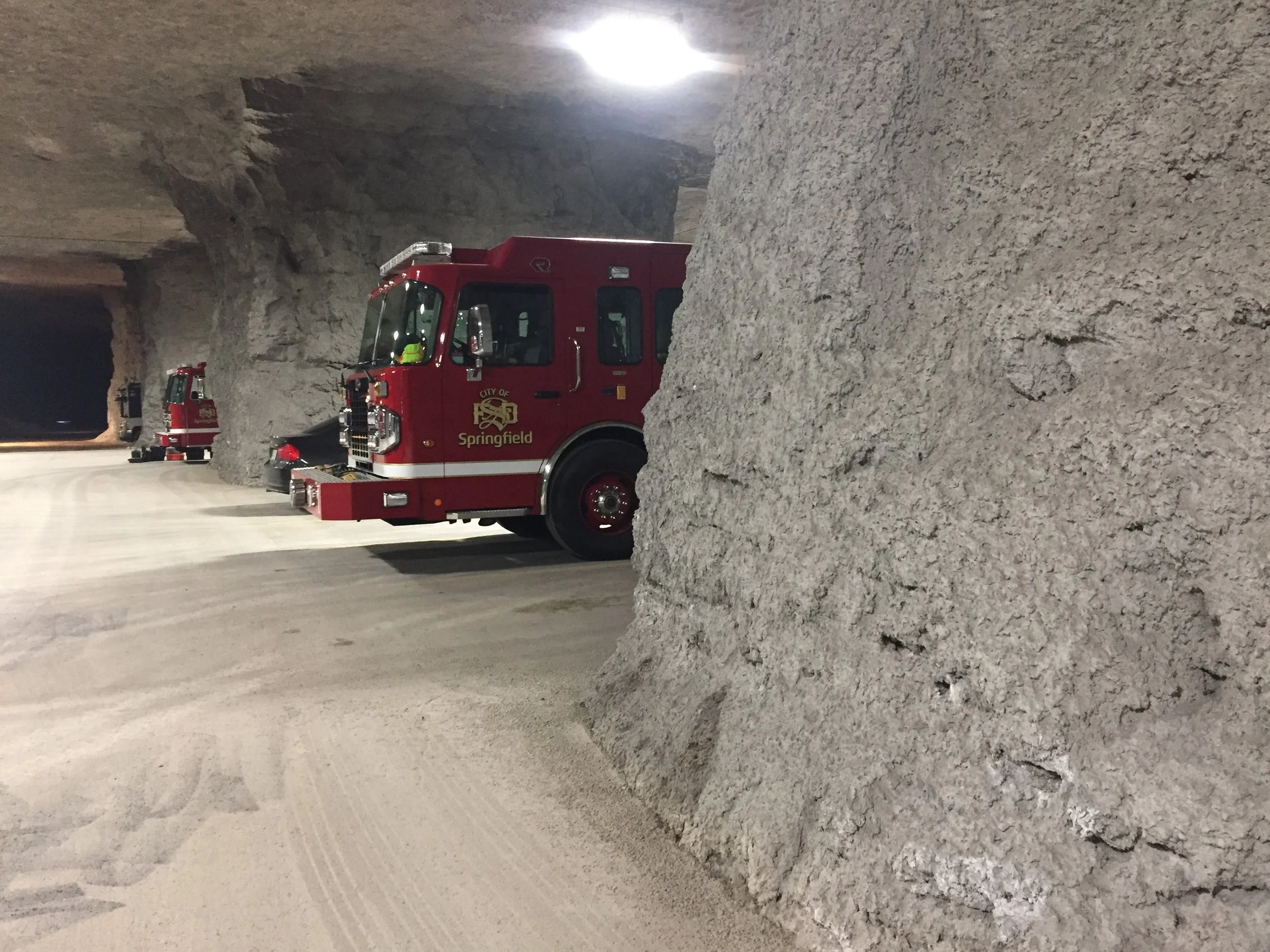 Springfield Underground partnered with regional fire departments and the Army to provide a warm and dry space to conduct HAZMAT training.