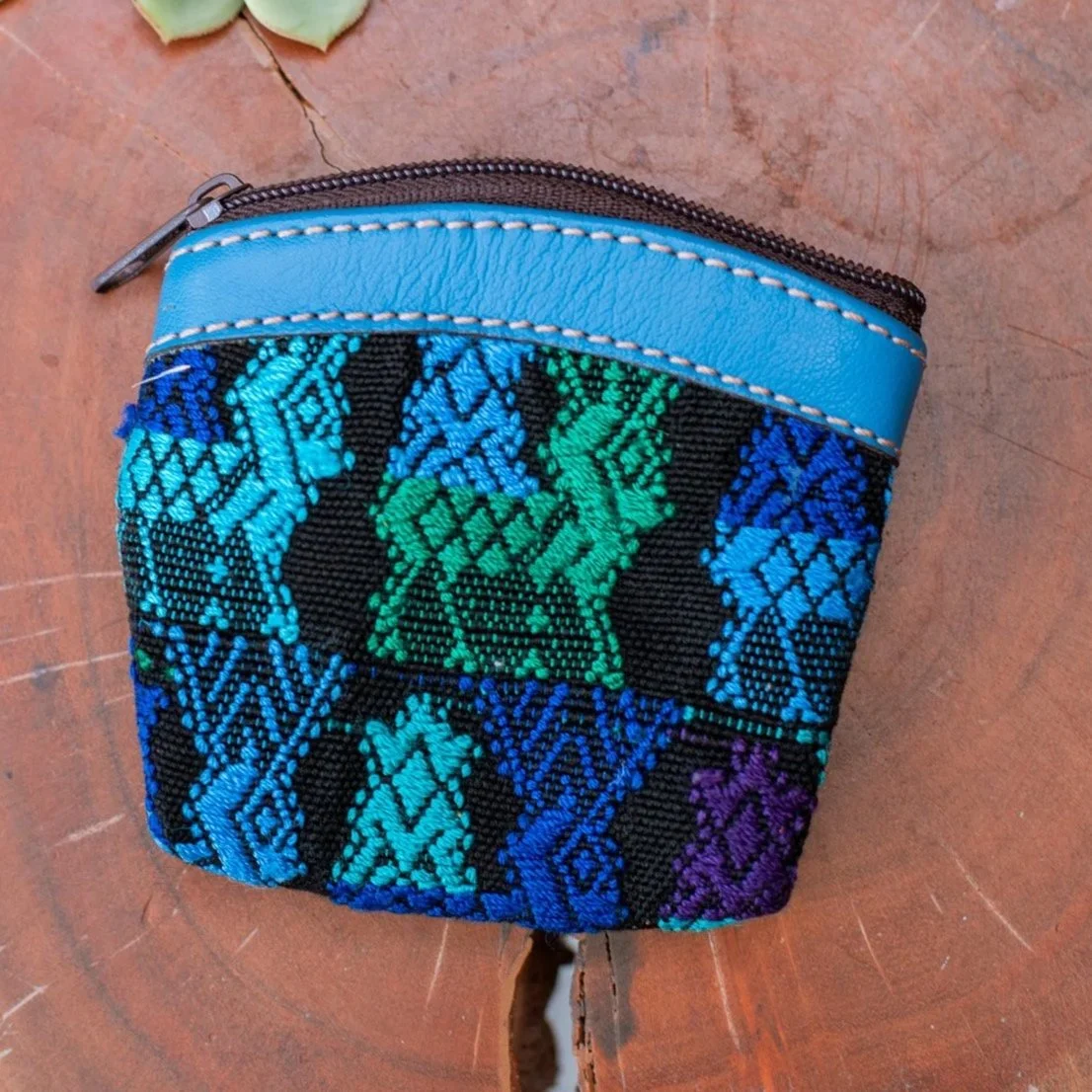 Guatemalan Huipil Card Pouch - No. 107
