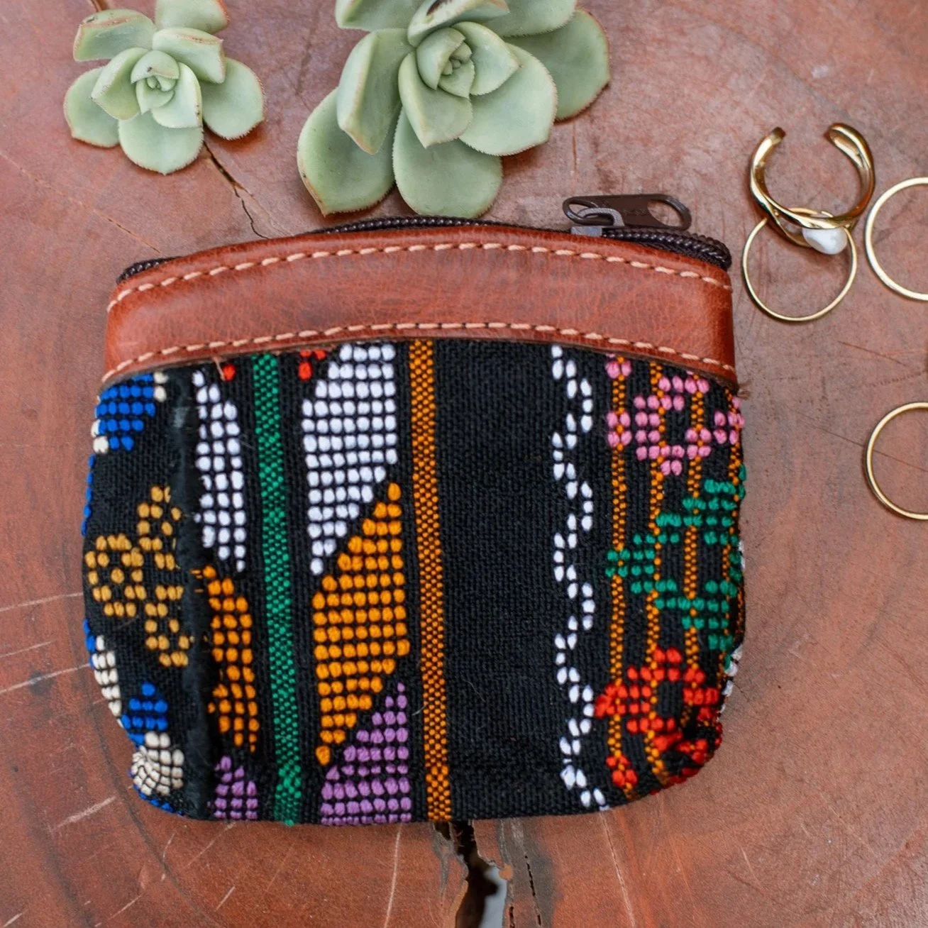Guatemalan Huipil Card Pouch - No. 103