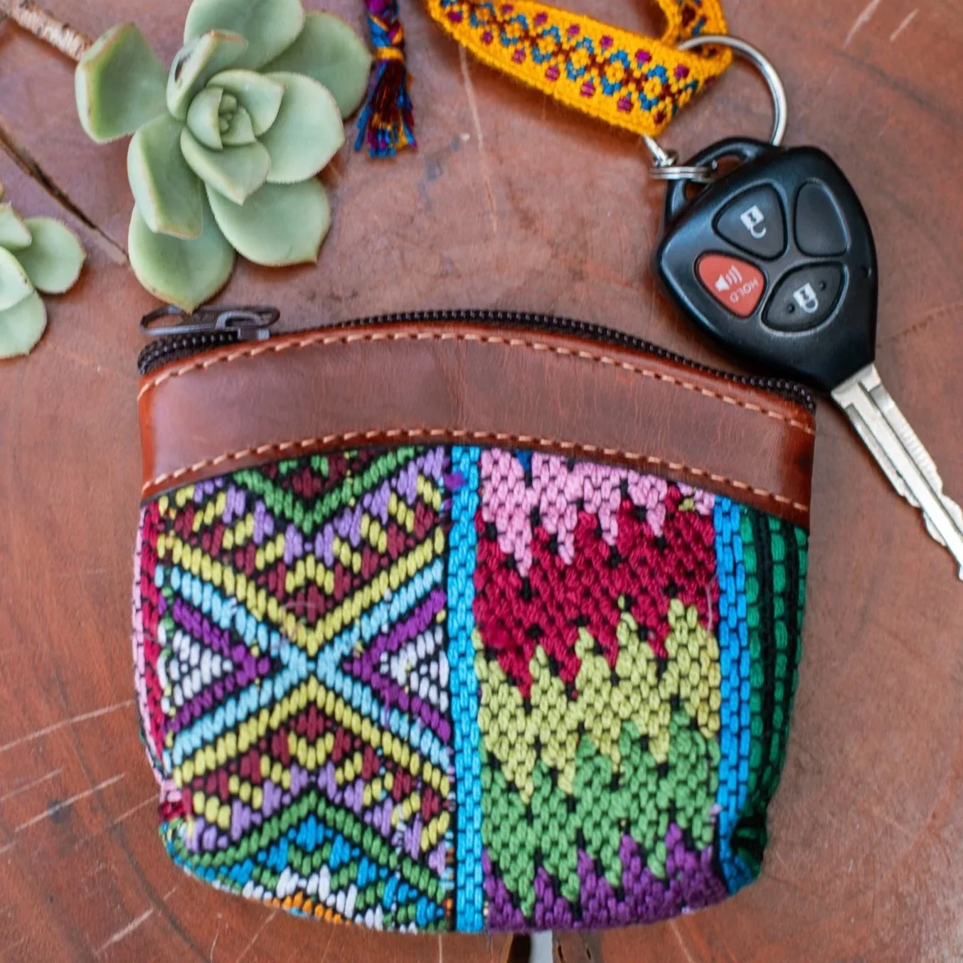 Guatemalan Huipil Card Pouch - No. 108