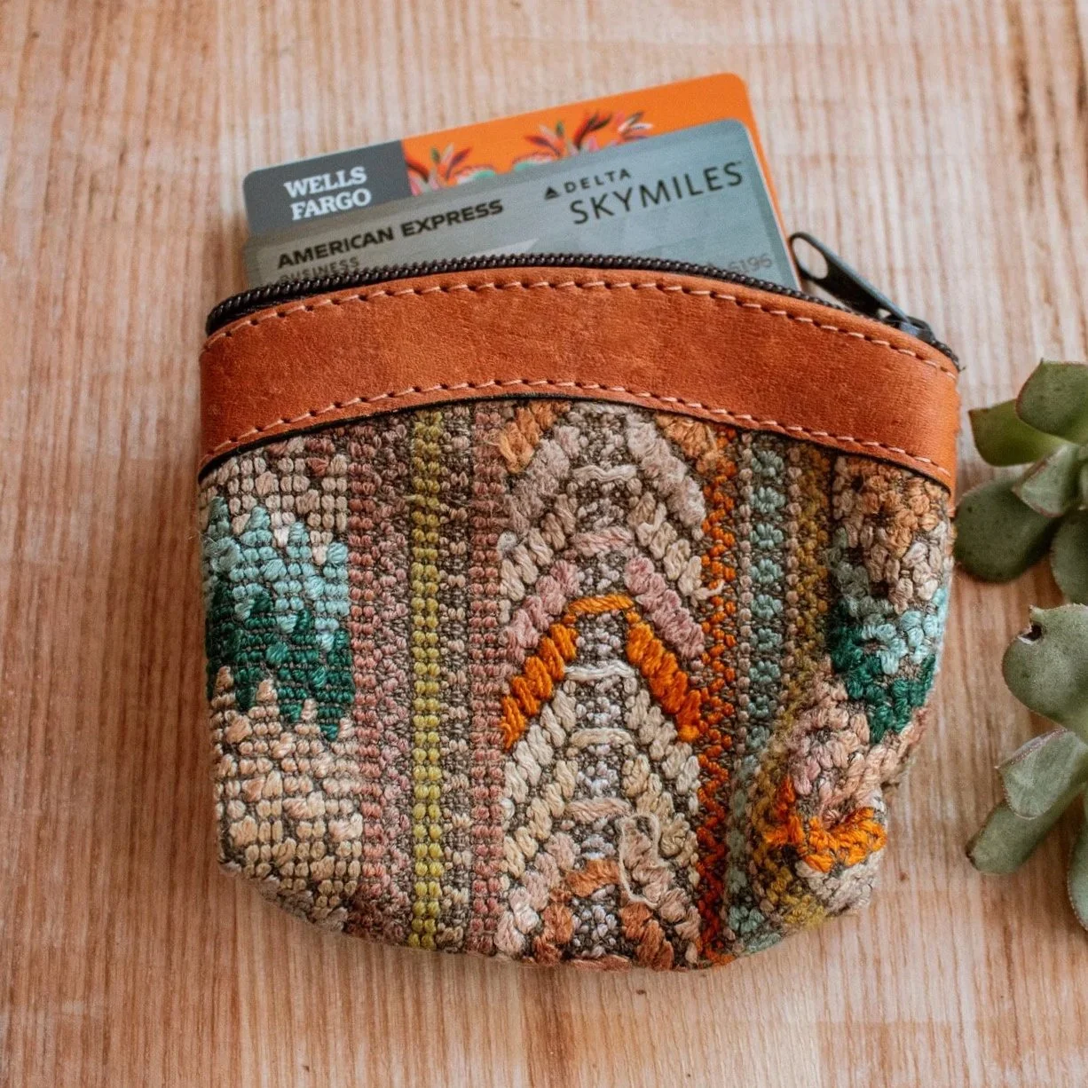 Guatemalan Huipil Card Pouch - No. 204