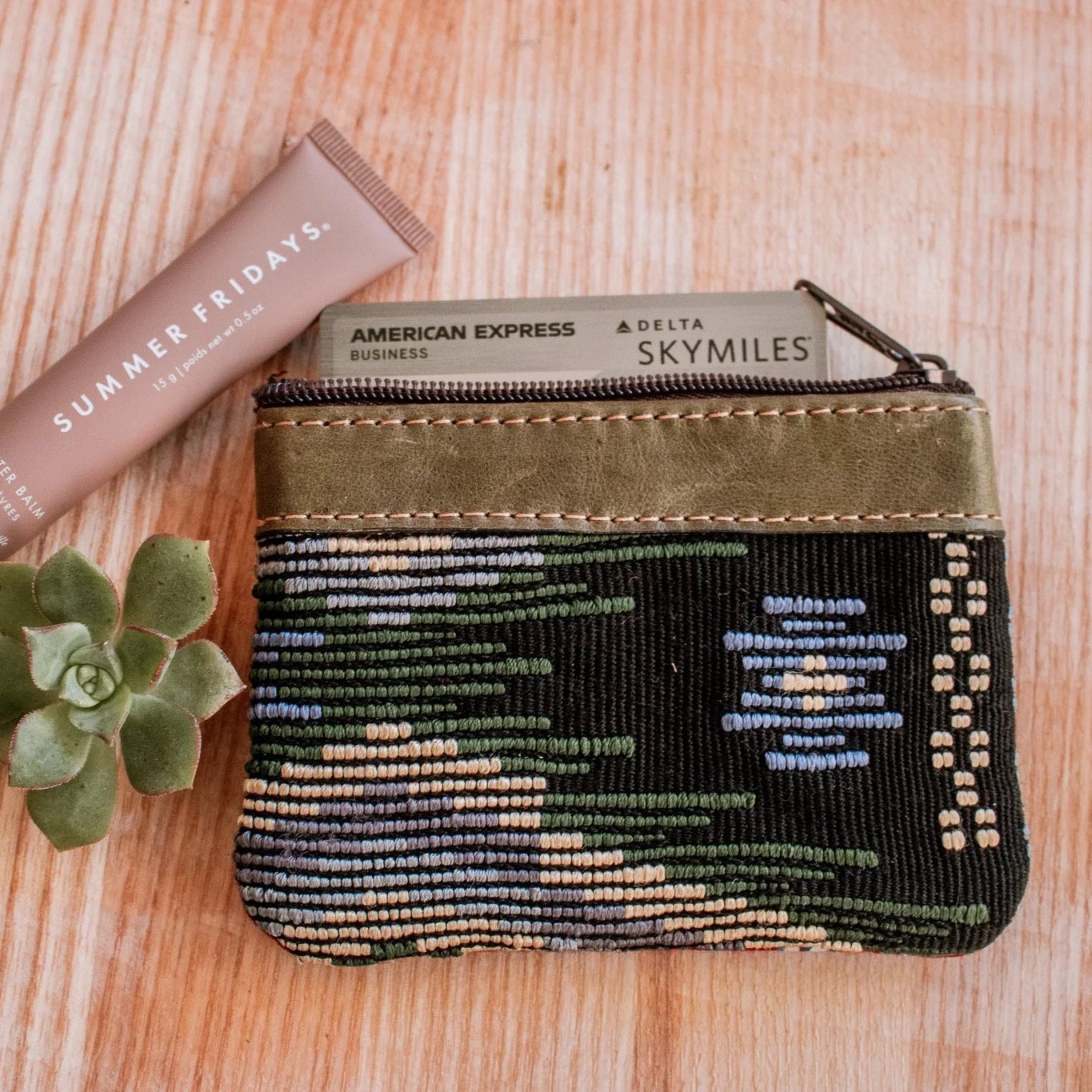 Guatemalan Huipil Wallet - No. 206