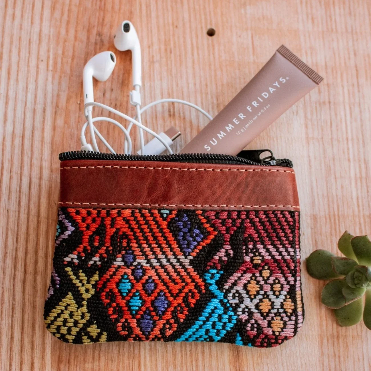 Guatemalan Huipil Wallet - No. 203