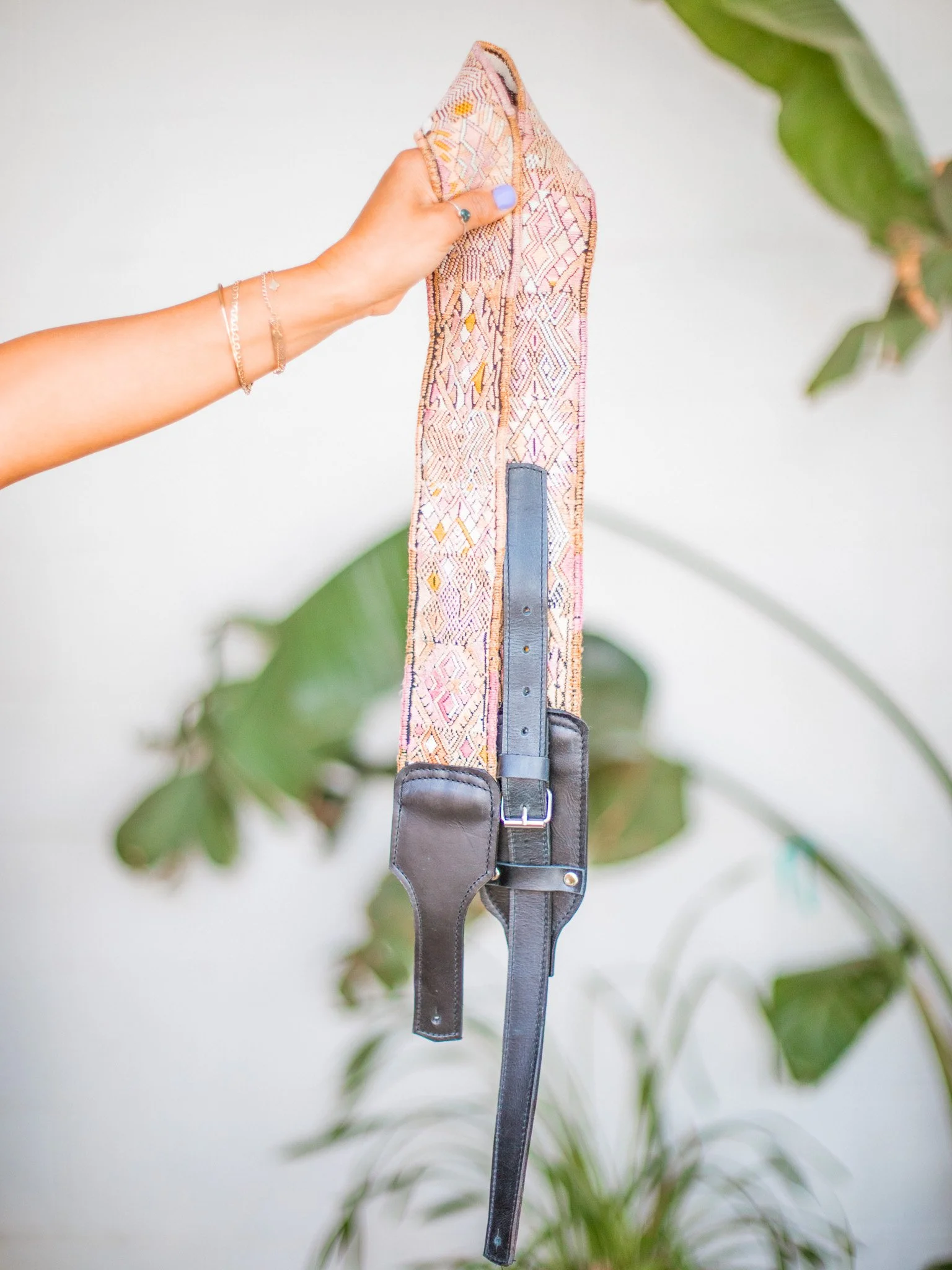 Embroidered Guitar Strap - No. 310