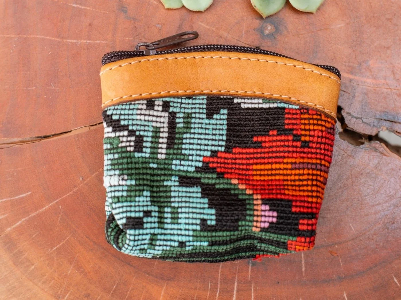 Guatemalan Huipil Card Pouch - No. 110
