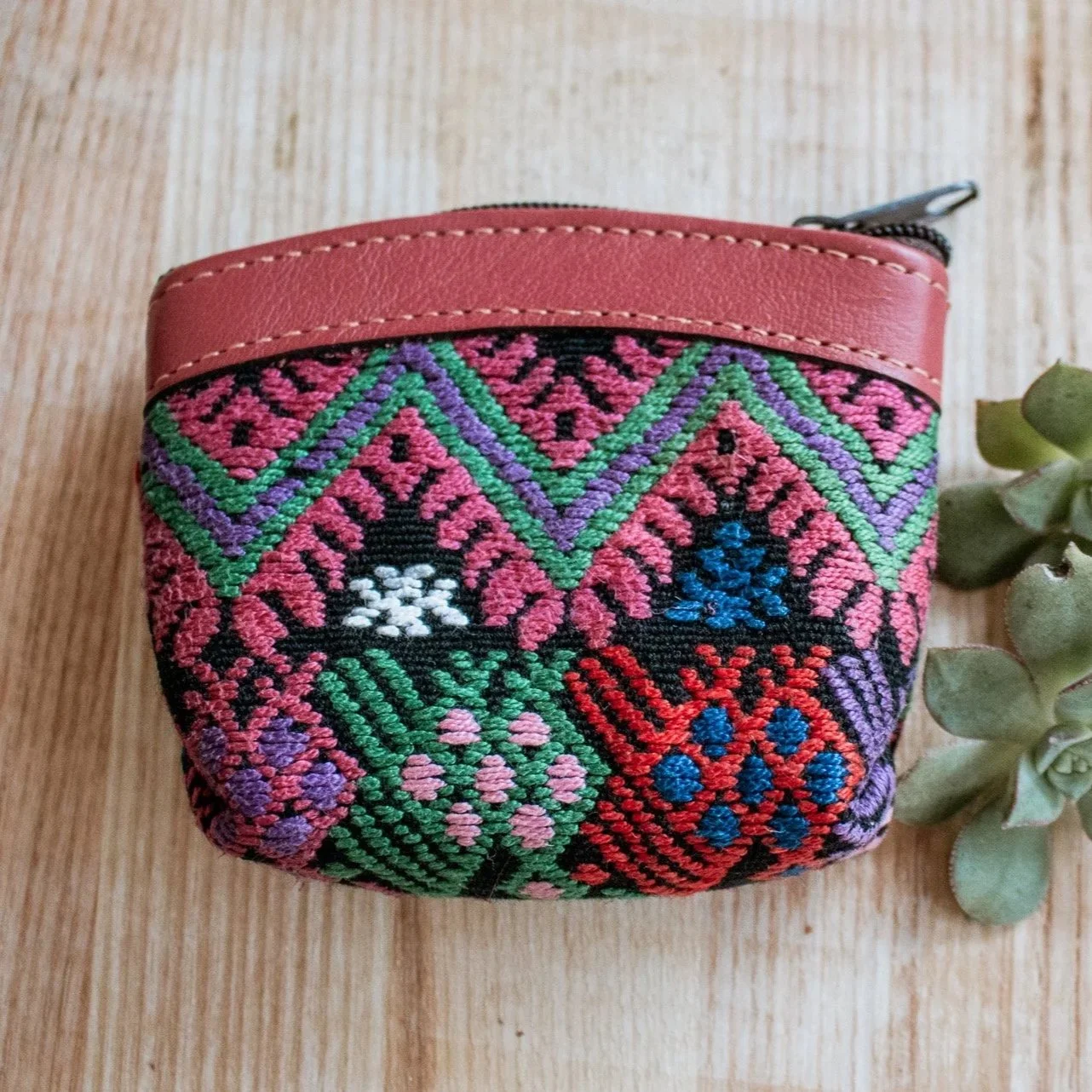 Guatemalan Huipil Card Pouch - No. 205