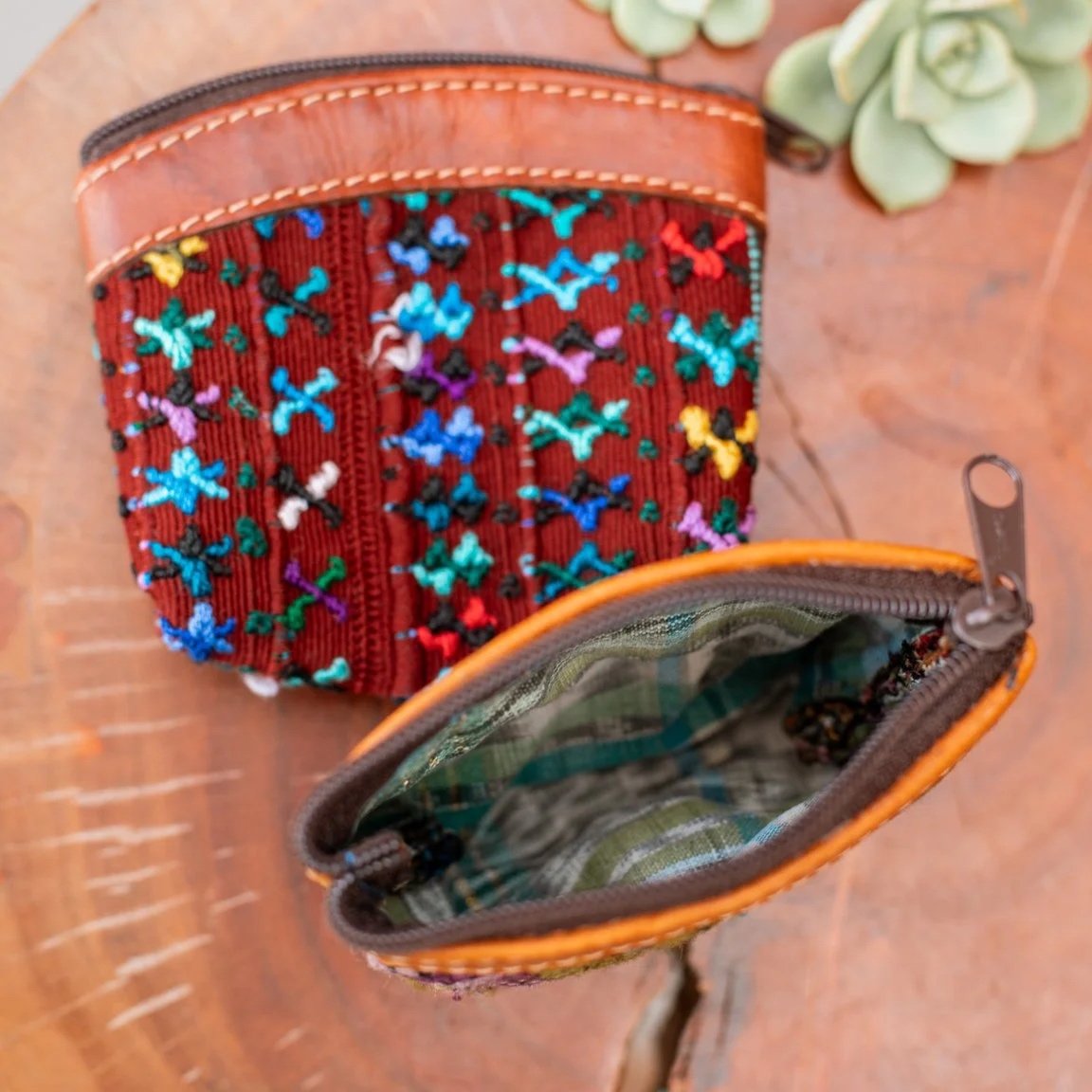 Guatemalan Huipil Card Pouch - No. 102