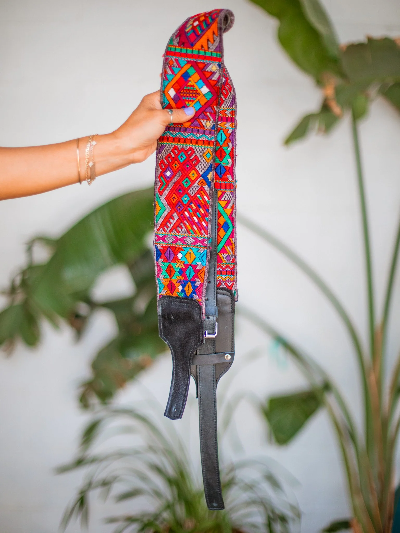 Embroidered Guitar Strap - No. 319