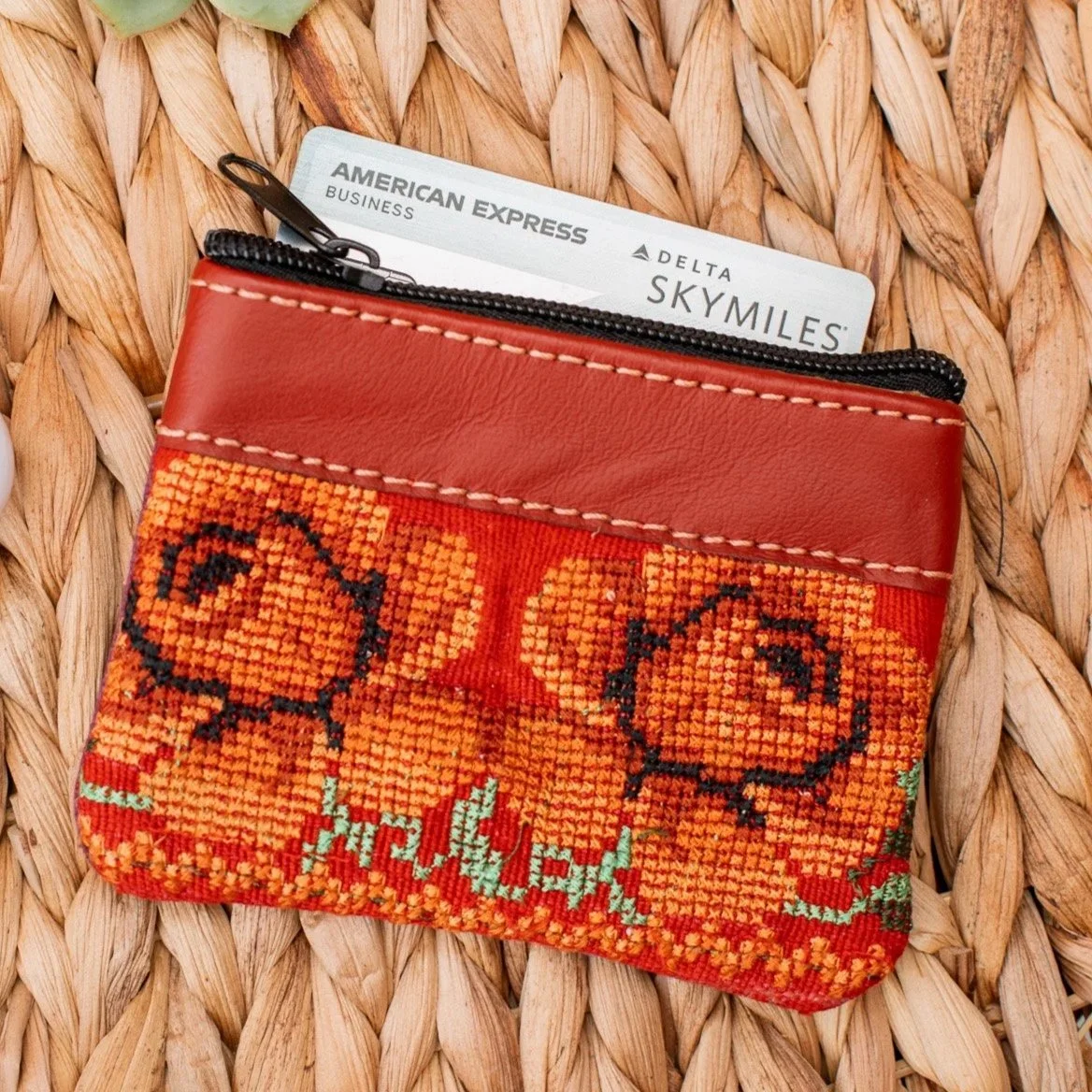 Guatemalan Huipil Wallet - No. 102