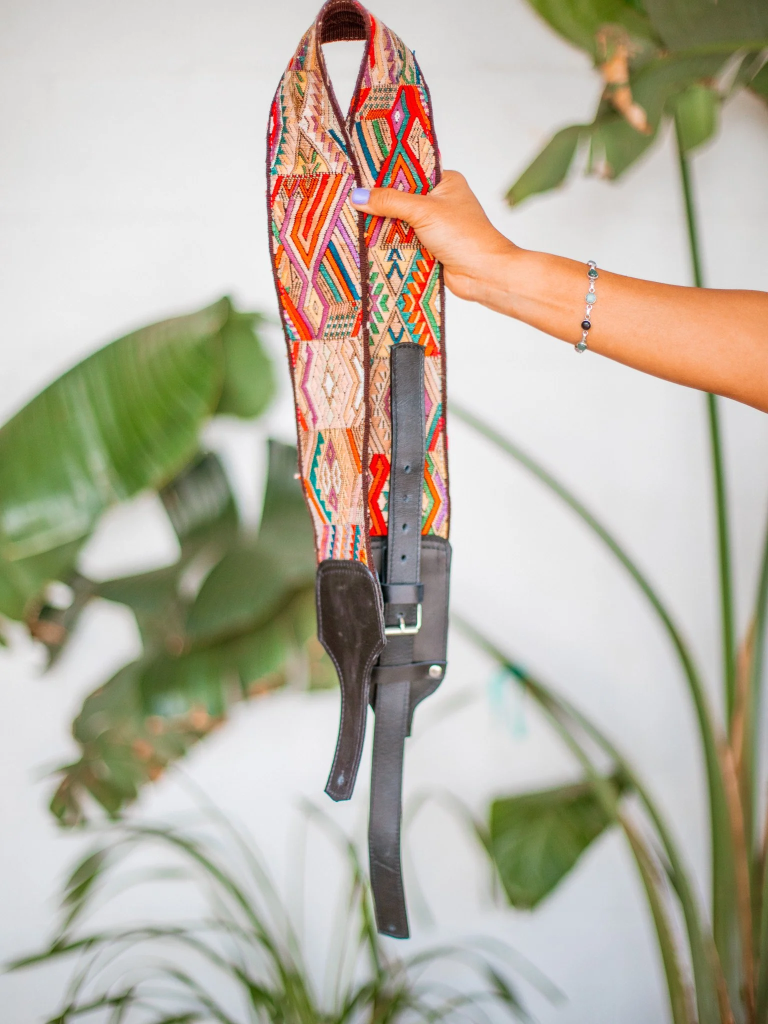 Embroidered Guitar Strap - No. 311