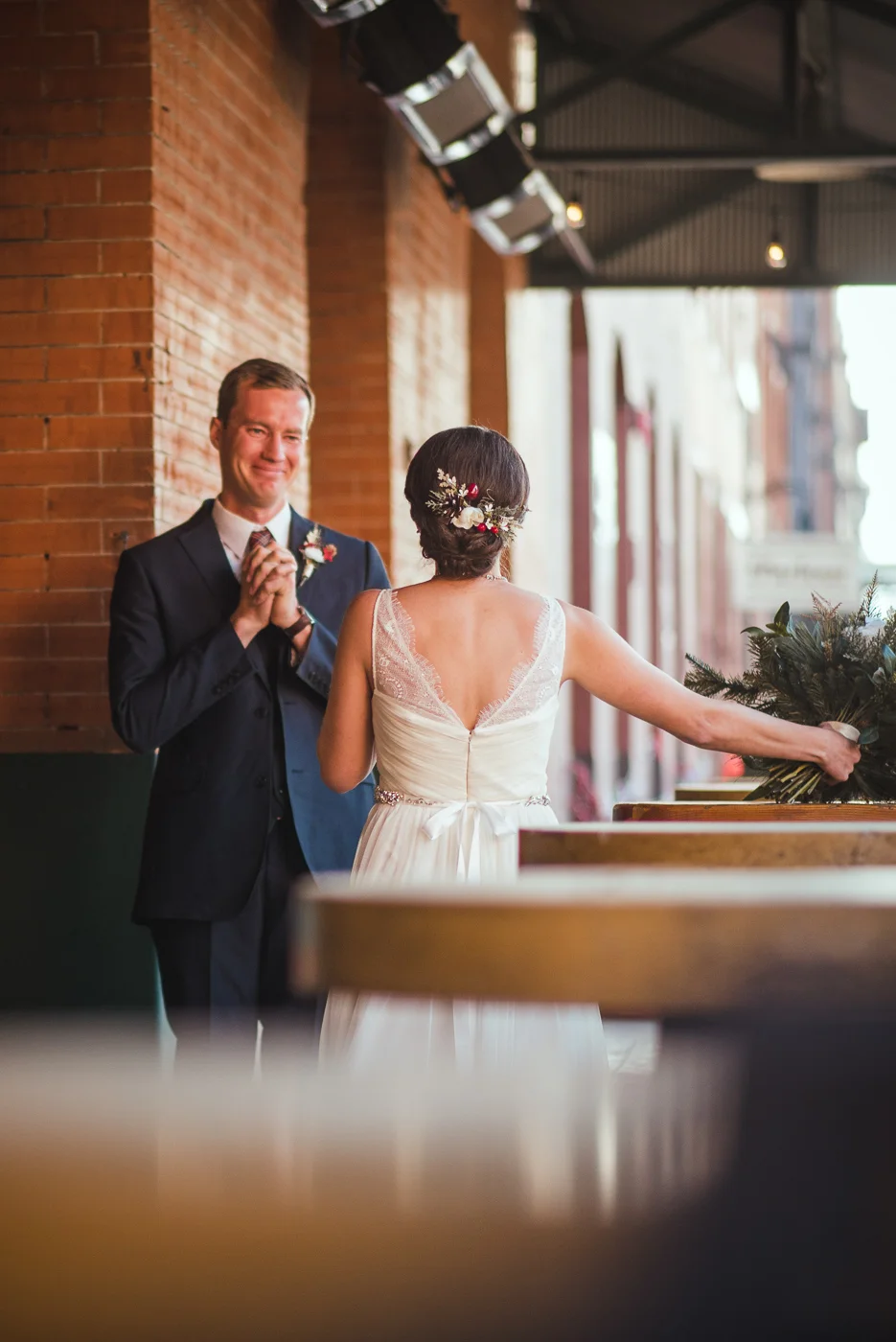 Daniel & Mary at Wynkoop Brewing Company in Denver, CO.