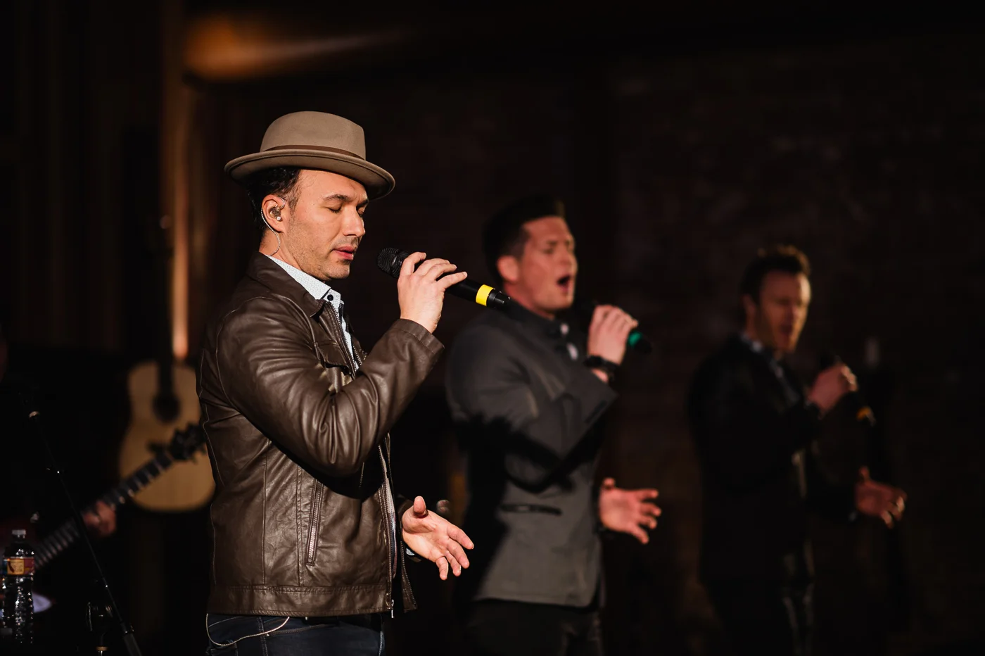 The Tenors perform in the Barrel Room on Saturday afternoon.