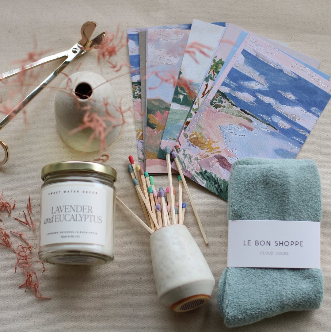 🌷Spring finally feels like it&rsquo;s here! We have so many one of a kind, handmade and beautiful little luxuries in store for mom! We also have brand new gift bags and wrapping paper to round it all out. Shop online 24/7 and in store Tuesday- Sunda