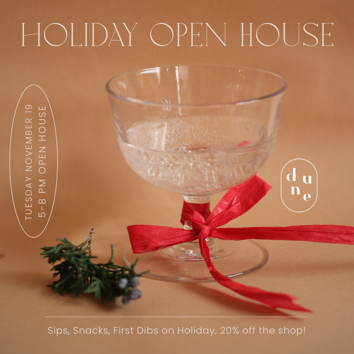 Holiday Open House, Customer Appreciation Nigh! 