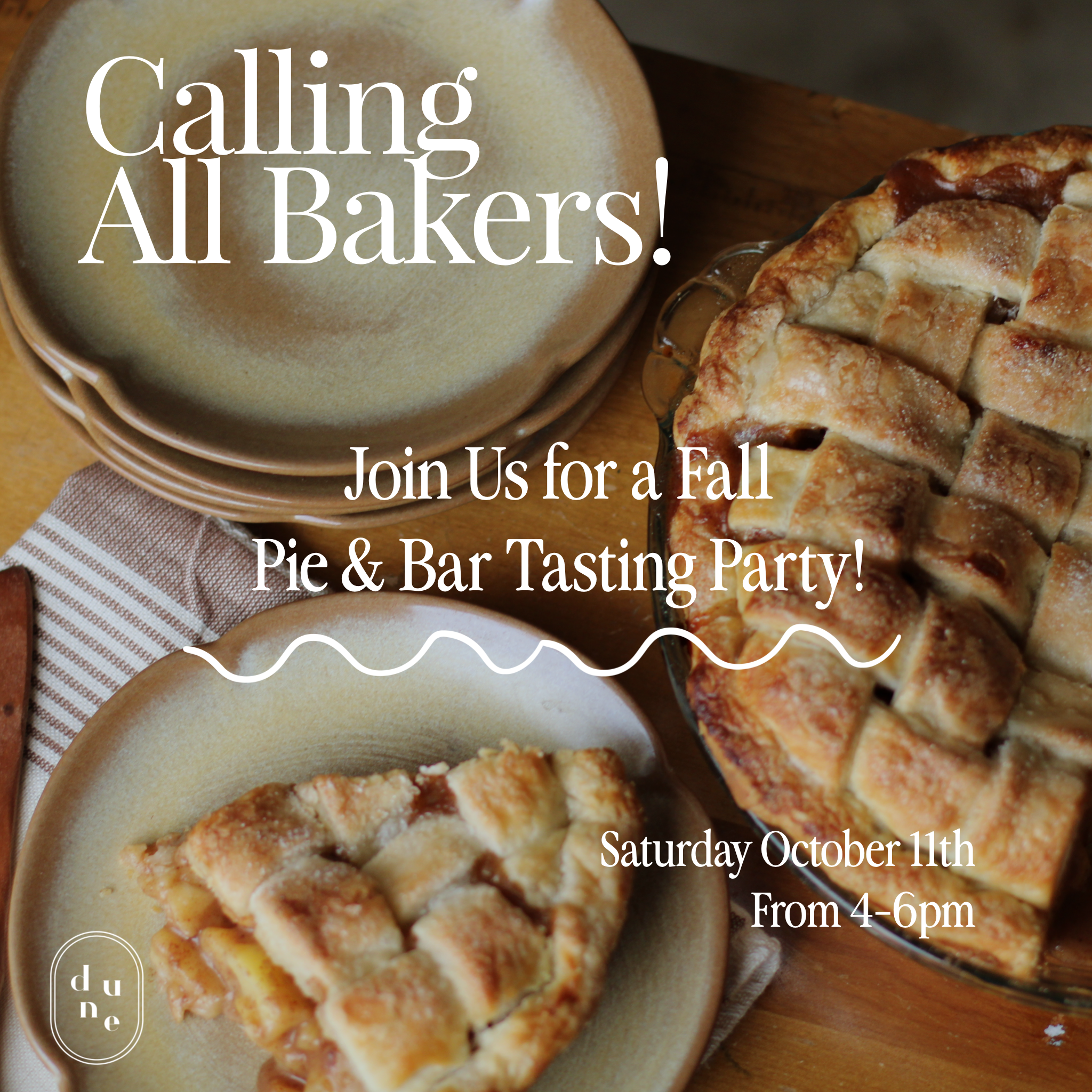 Fall Pie Party! 