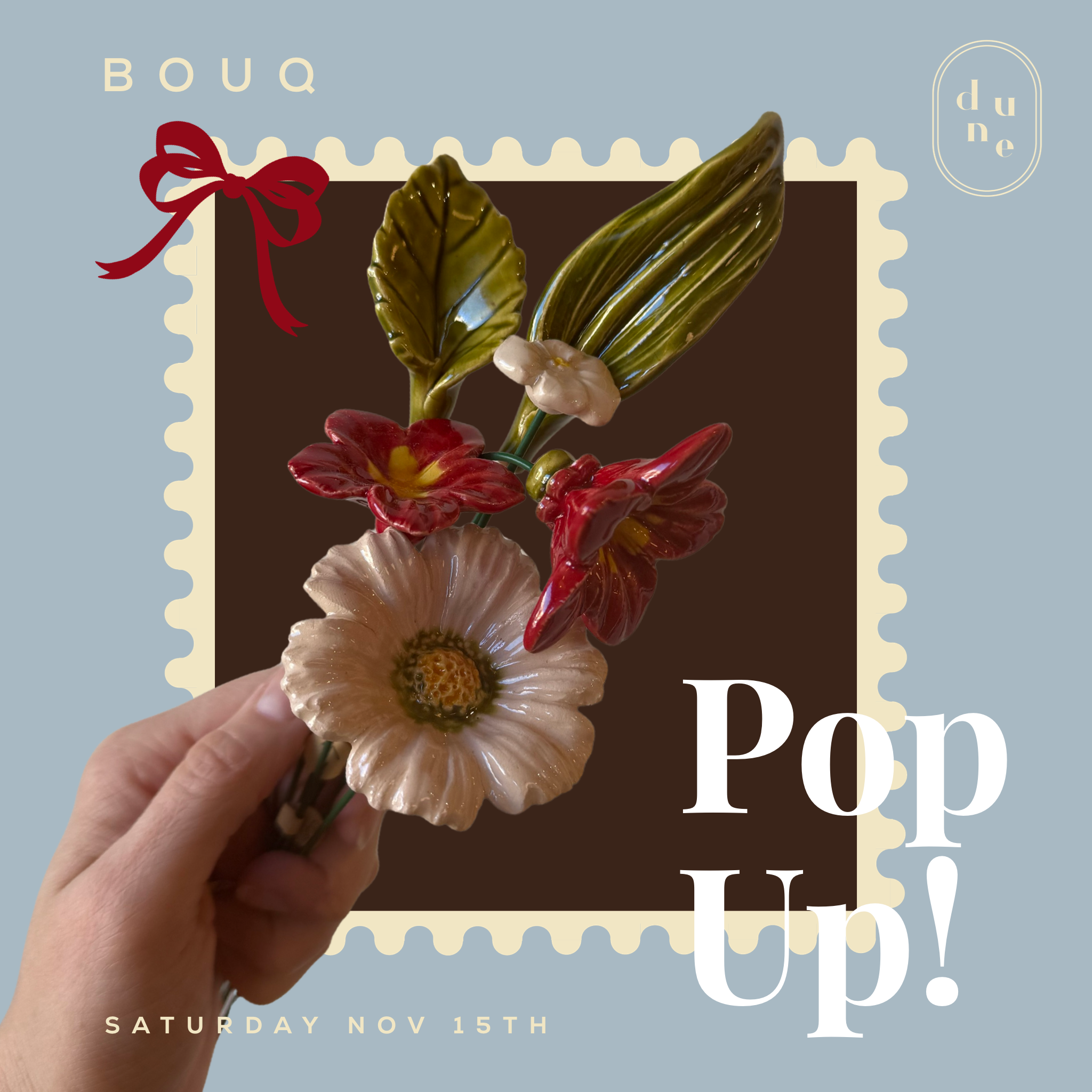 POP UP- Bouq, Ceramic Flowers 