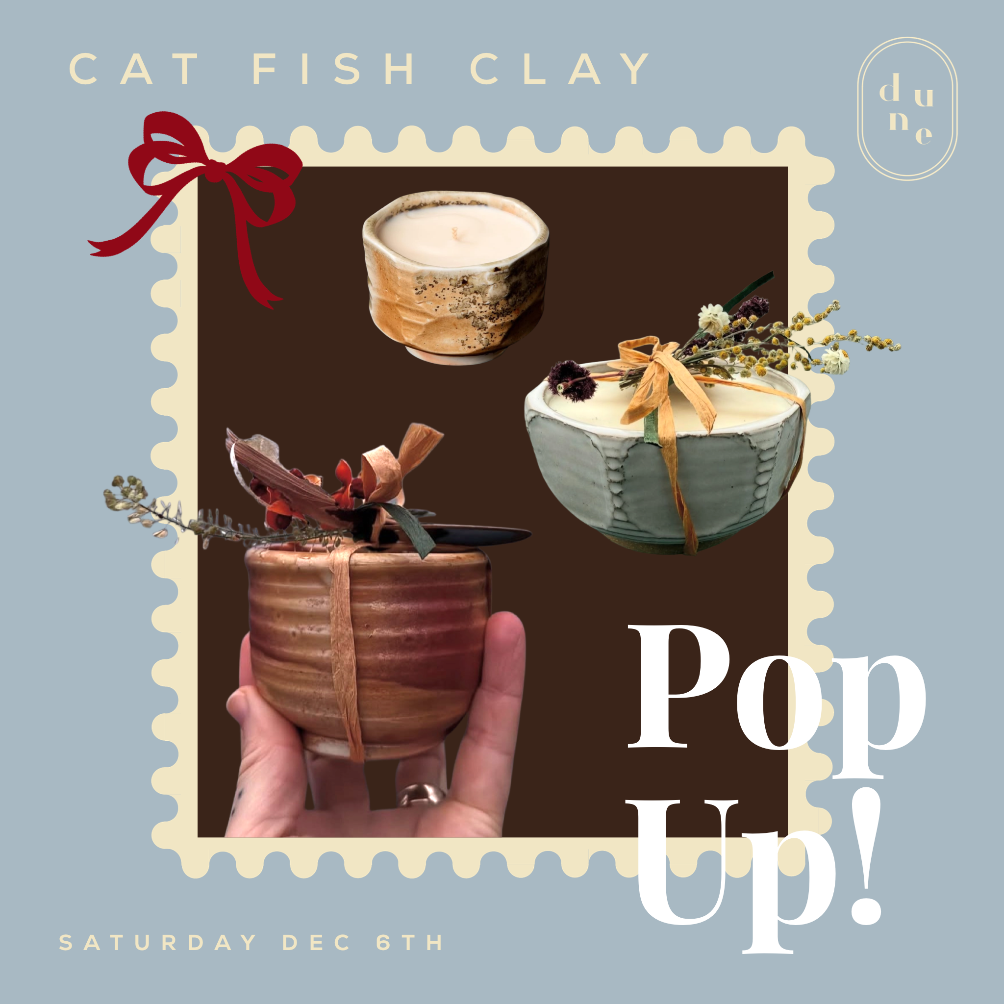 POP UP - Cat Fish Clay, ceramics and candles 