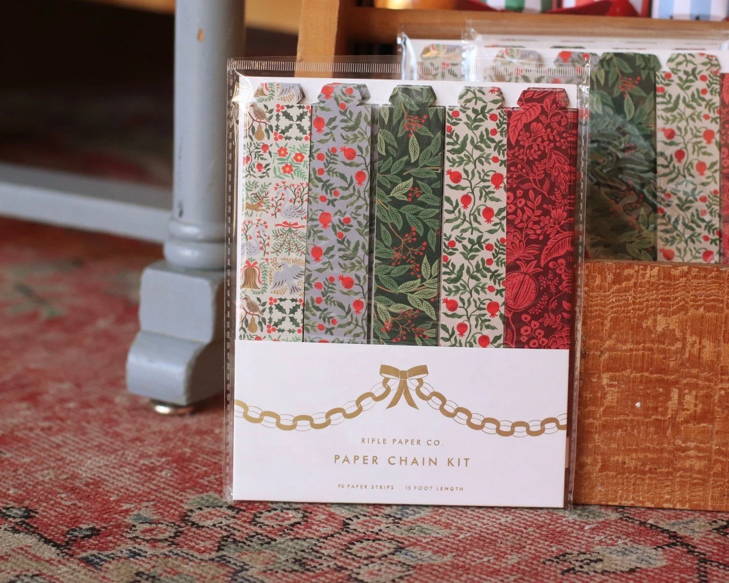 Paper chains are back in stock! Grab them for your homespun holiday decor. 🎄 

 #holidaysinstoughton #magicofstoughton #dunegiftandhome #duneholiday #holidayatdune #smallbusinessshopping #smallbusinesssaturday #shopsmall