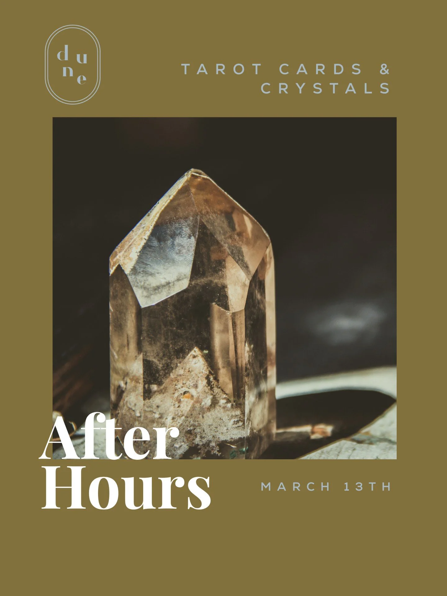 A NEW take on the beloved Tarot readings by Emily!
🔮Spend the evening exploring your energy through intuitive card readings and personalized crystal guidance. After your reading, you&rsquo;ll receive a tailored crystal and stone prescription highlig