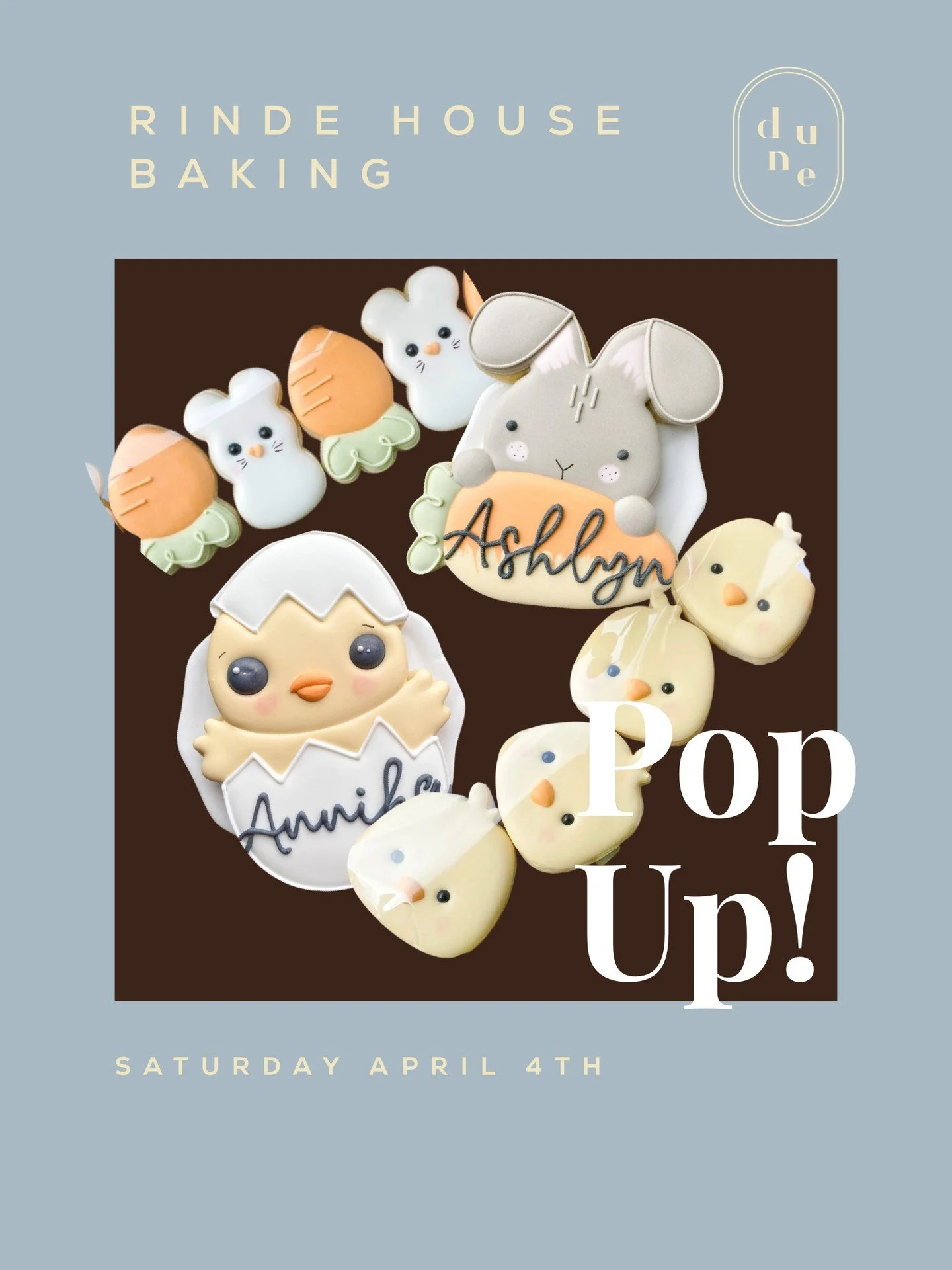 🪺It&rsquo;s that time!! Local baker Rinde House Baking is popping up here for an Easter goodies pop up! 

🐣Keri will be bringing an assortment of home baked sweets and treats to add to your Easter and Spring celebration baskets! She&rsquo;s here st