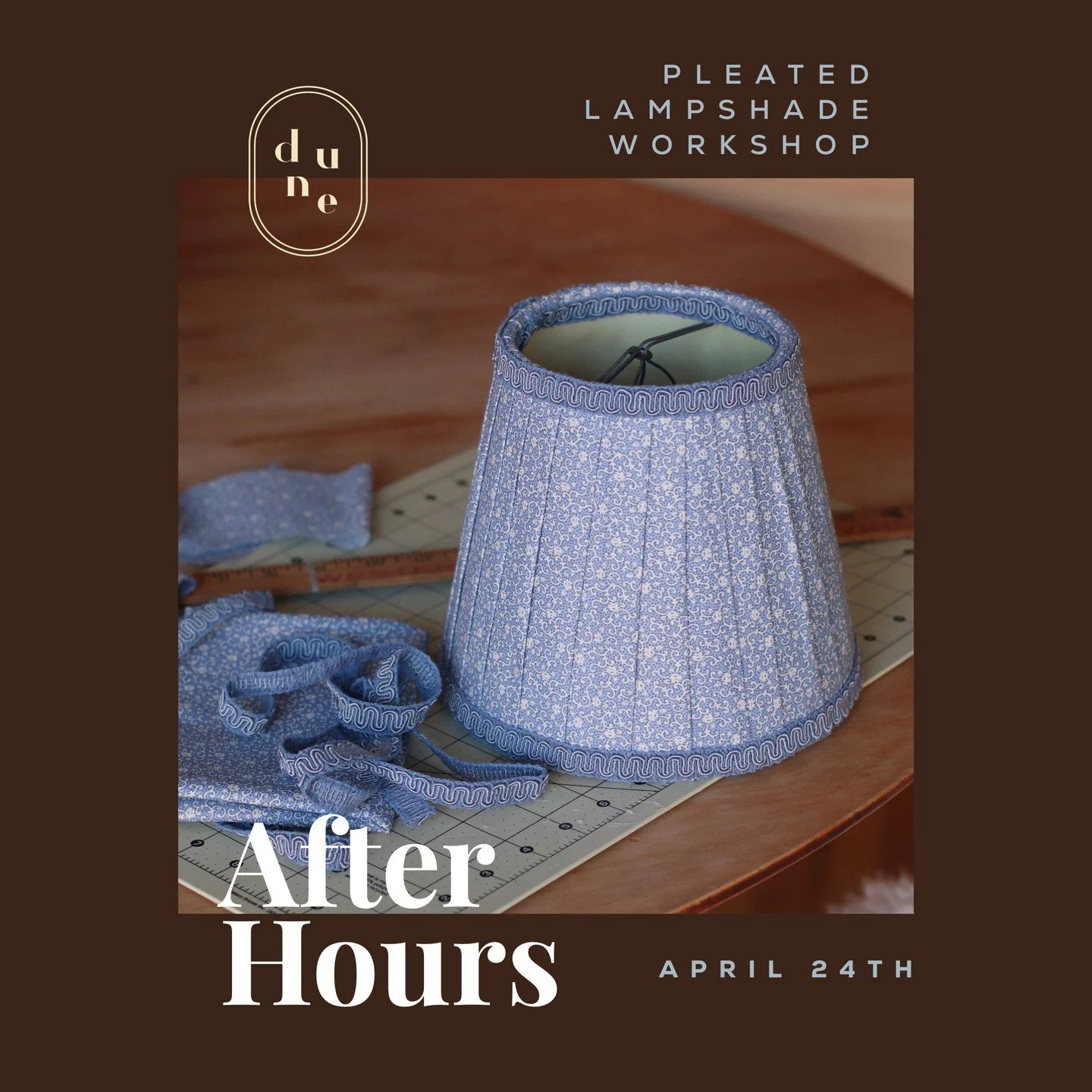 You have seen these beautiful fabric cover lamps shades all over the gram &amp; Pinterest, they add such a fun whimsy and warmth to your space, want one of your own?! 
Come and hang out with us as we guide you through making your very own pleated fab