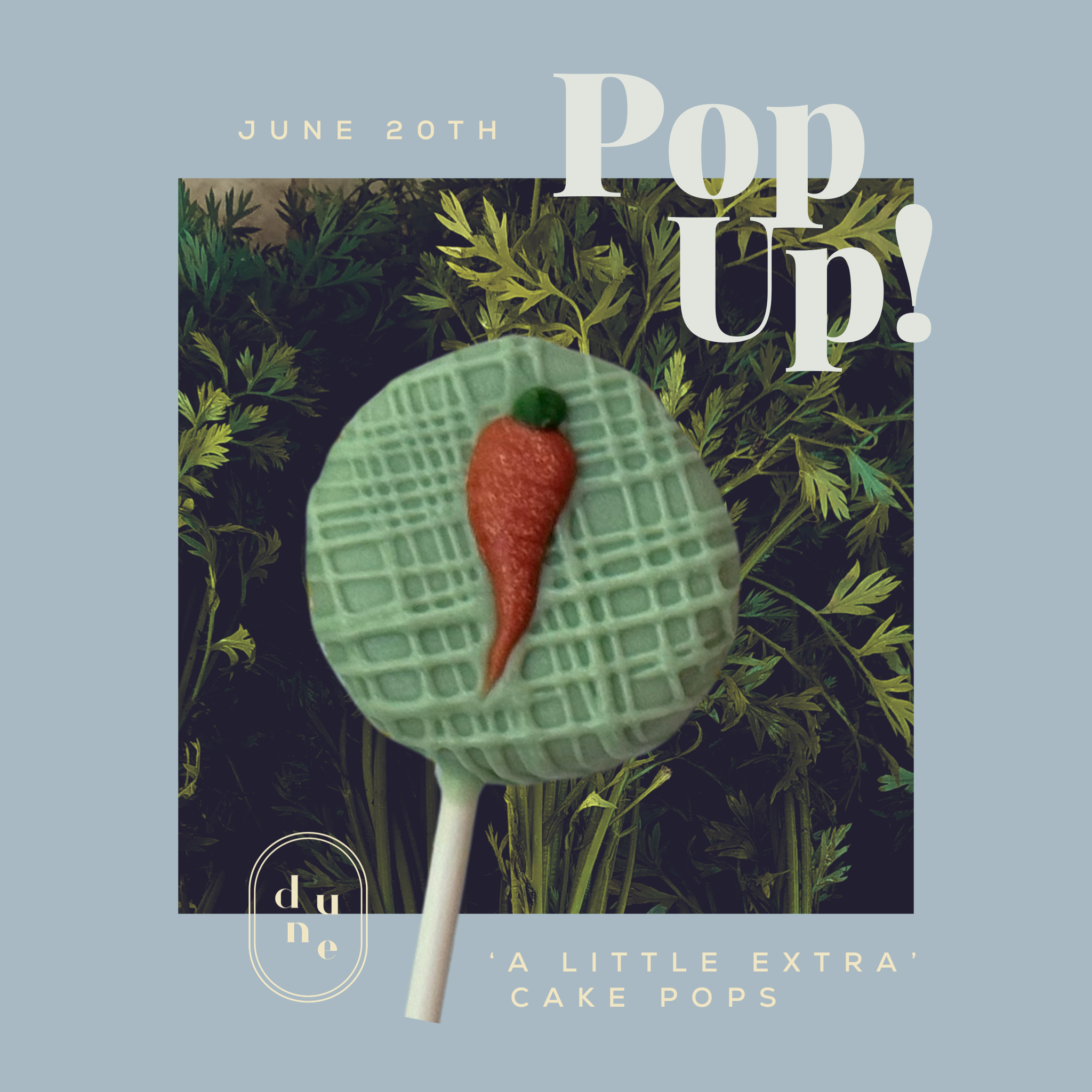 POP UP! Cake Pops with "A little 