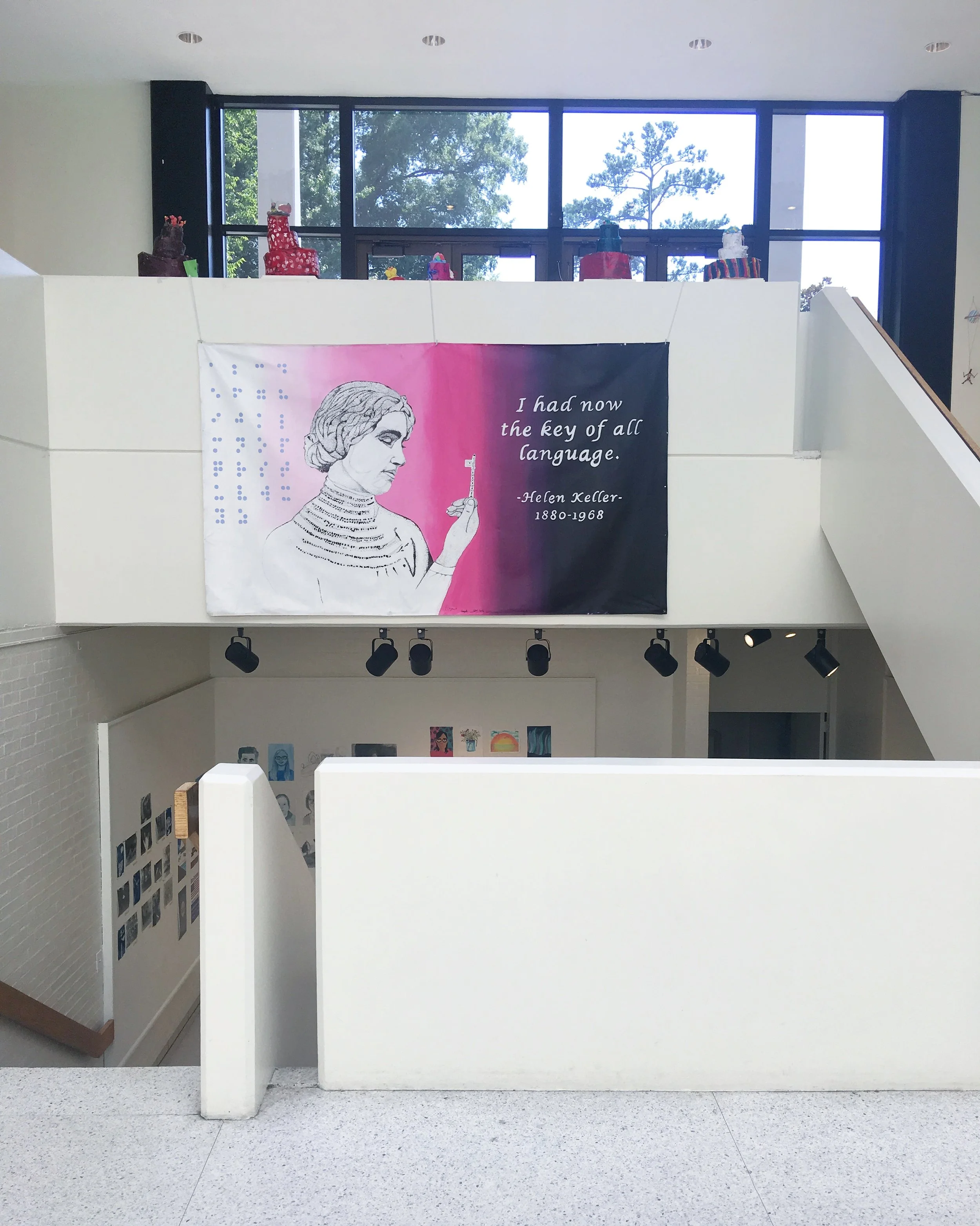 Helen Keller Memorial Mural