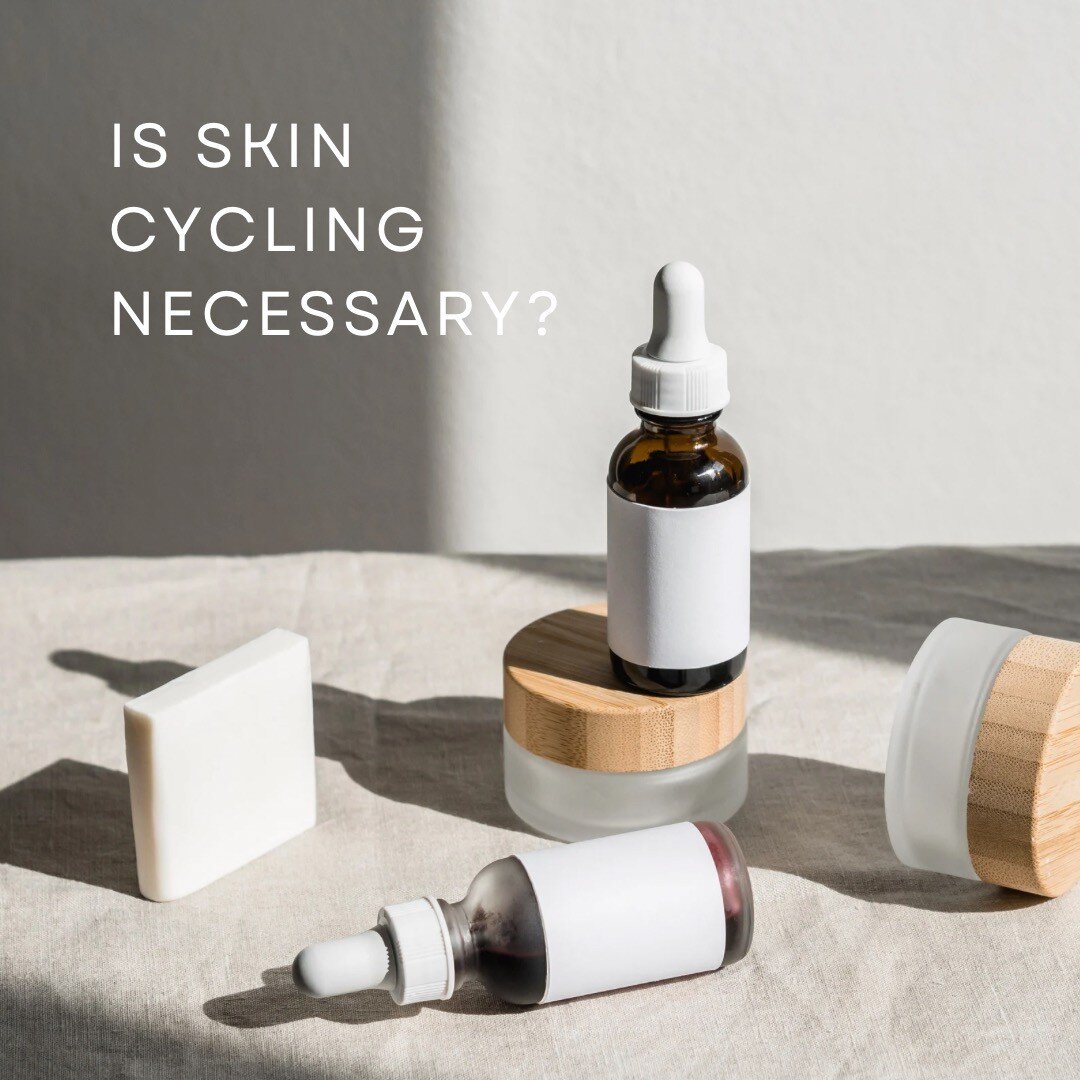 Trend: SKIN CYCLING🔁 The concept of skin cycling was introduced by Dr. Whitney Bowe, a dermatologist from New York. Numerous procedures and treatments require a period of &quot;downtime,&quot; either for clinical or social reasons. Clinical downtime