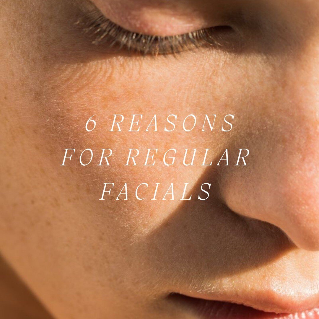 6 REASONS TO GET REGULAR FACIALS //

🫧Deep cleansing + exfoliation
🫧Skin hydration
🫧Relaxation
🫧Anti-aging benefits
🫧Supports skin&rsquo;s natural functions
🫧Customized skincare

Swipe through the slides for more info!

Feeling like you are due