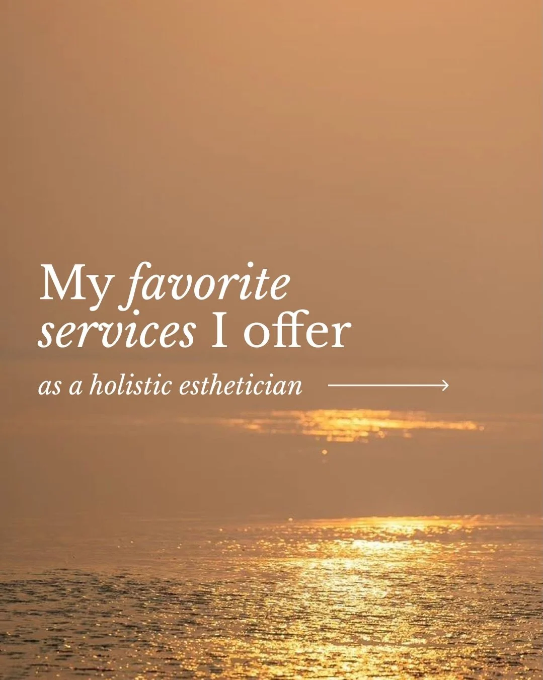 As an esthetician, it&rsquo;s important to me that I take a holistic approach to my work. From the ingredients I use, to the methods I practice, to the environment I create, everything is chosen with intention. The face holds so much of our tension, 
