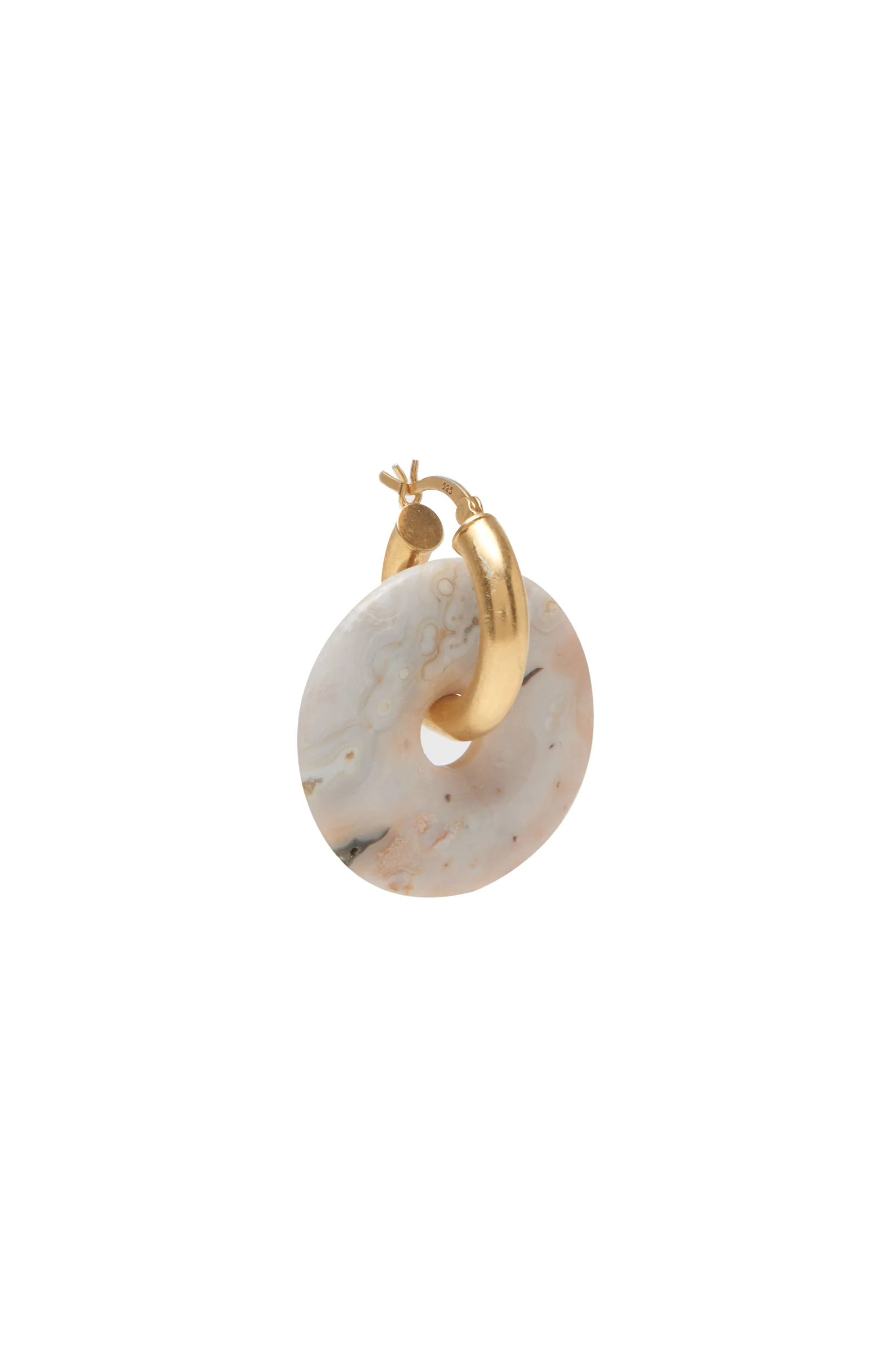 SVNR_Lifesaver Medium Hoop in Gold Rhodonite $110.jpg