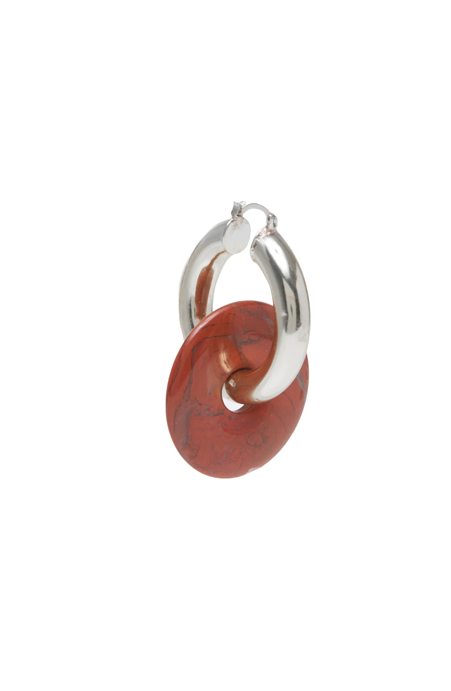 Pi Max Hoop in Red Jasper 