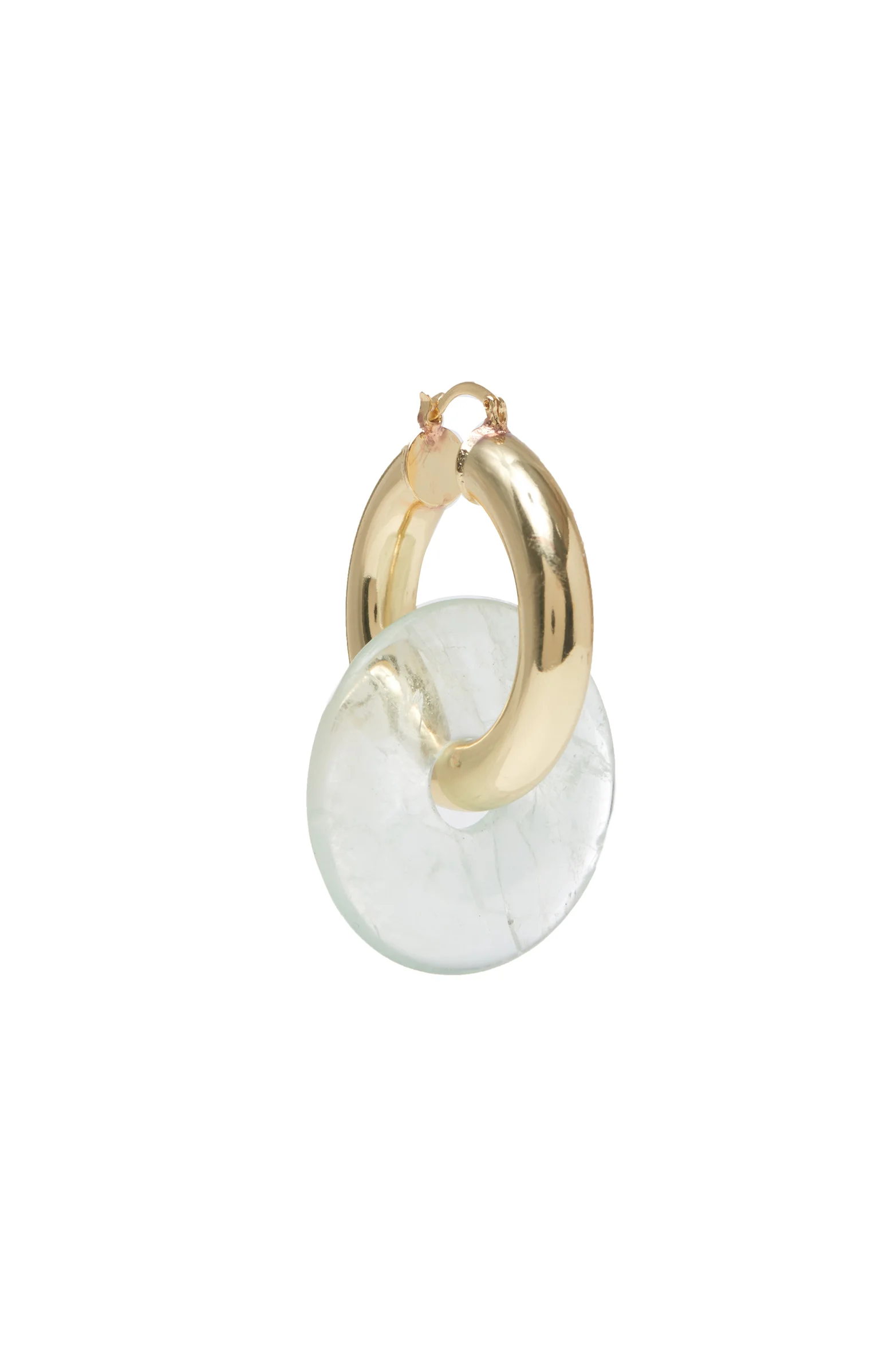 Pi Max Hoop in Clear Quartz 